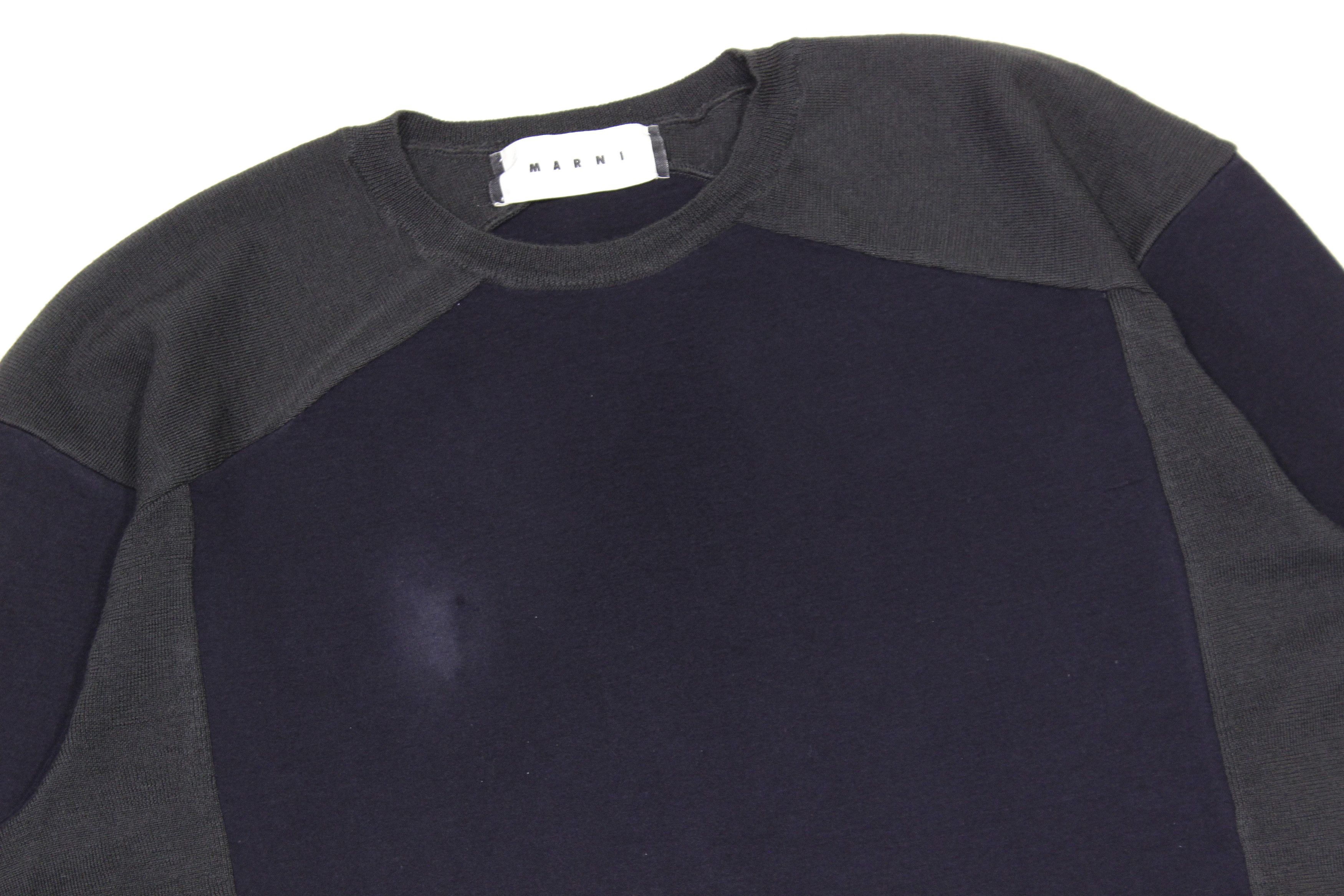 Marni Color Blocks Cotton Wool Sweater Size US L / EU 52-54 / 3 - 3 Thumbnail
