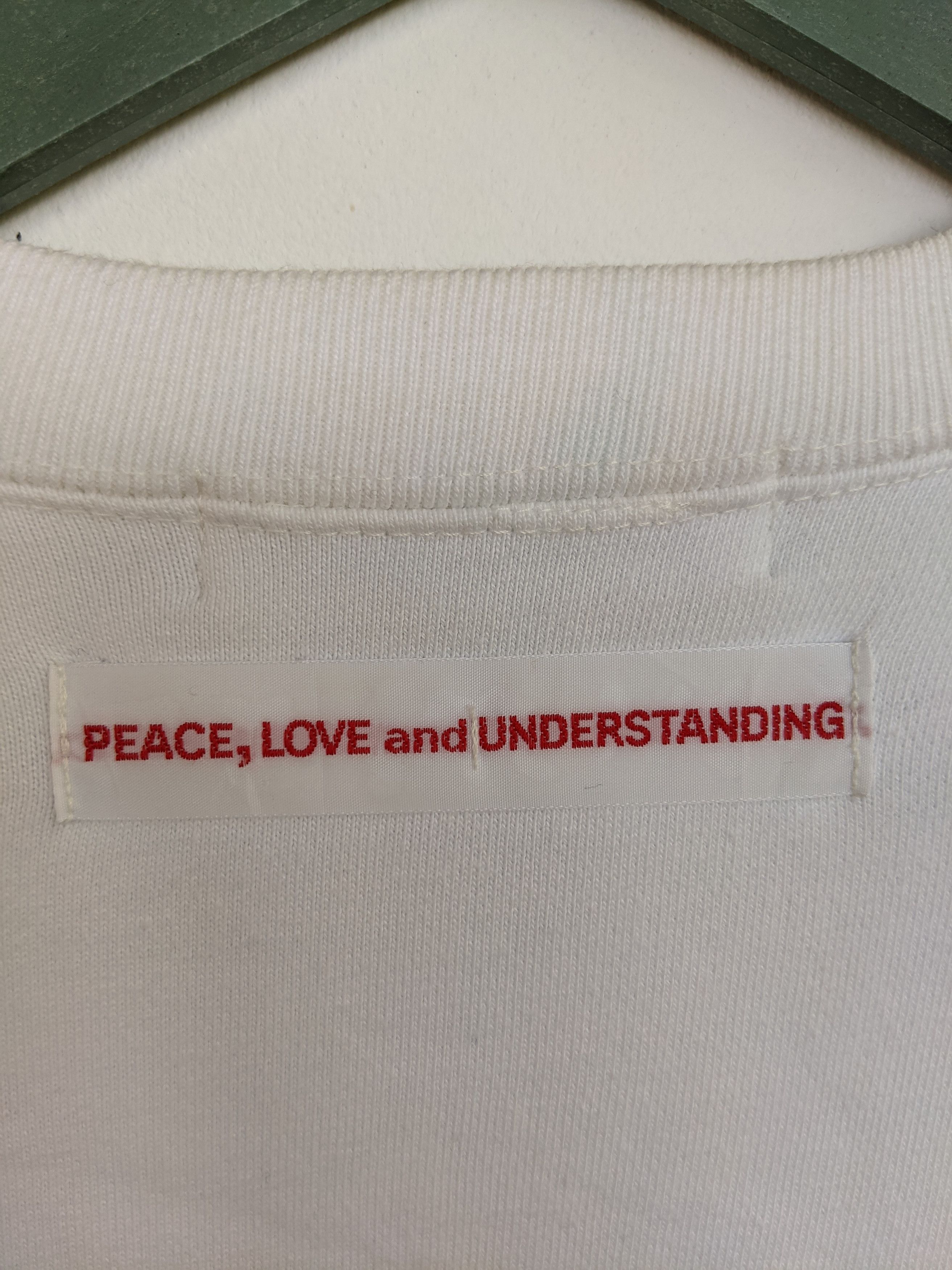 Vintage Vintage Peace,Love And Understanding Sweatshirt Size US L / EU 52-54 / 3 - 4 Thumbnail