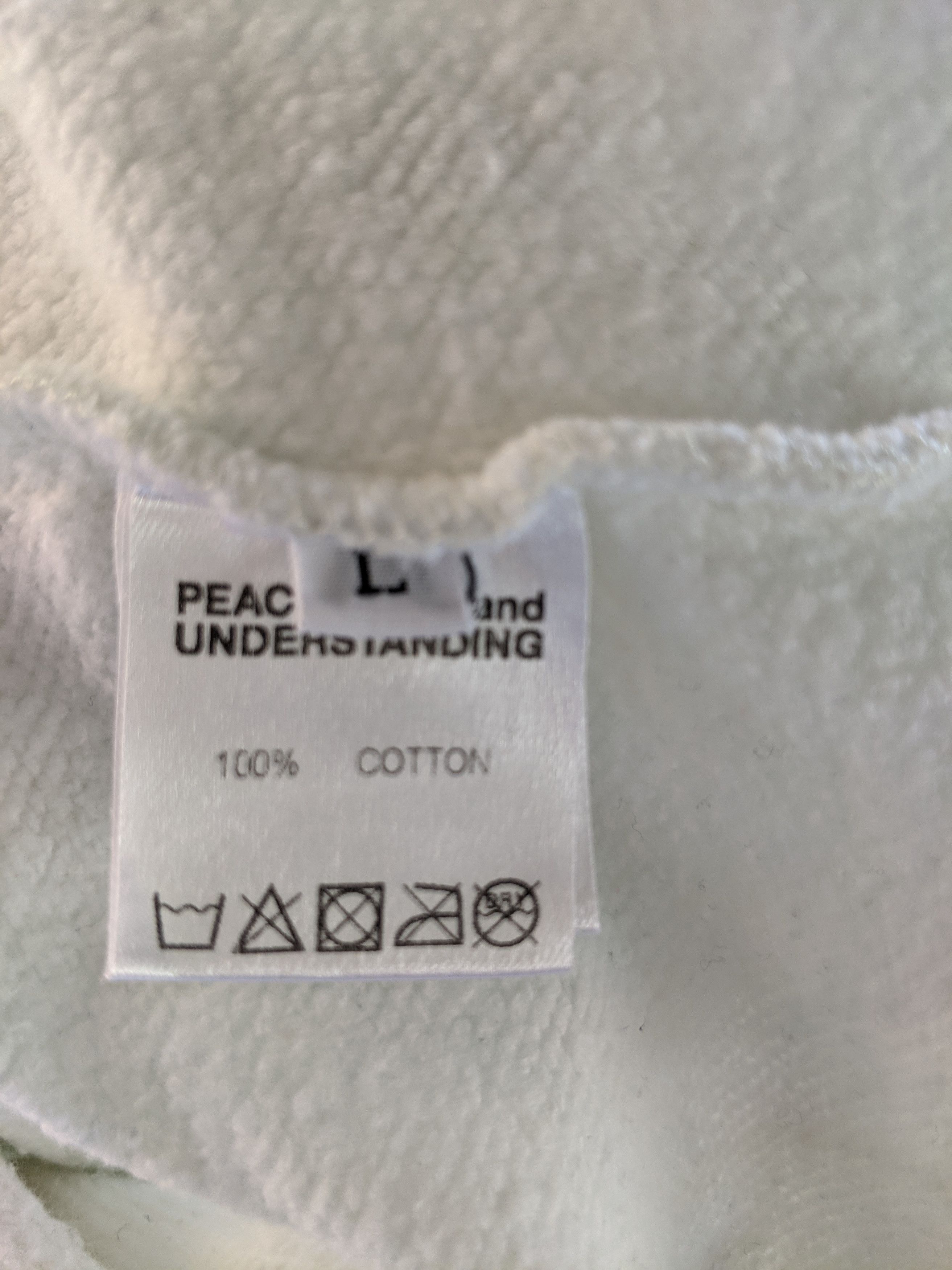 Vintage Vintage Peace,Love And Understanding Sweatshirt Size US L / EU 52-54 / 3 - 6 Thumbnail
