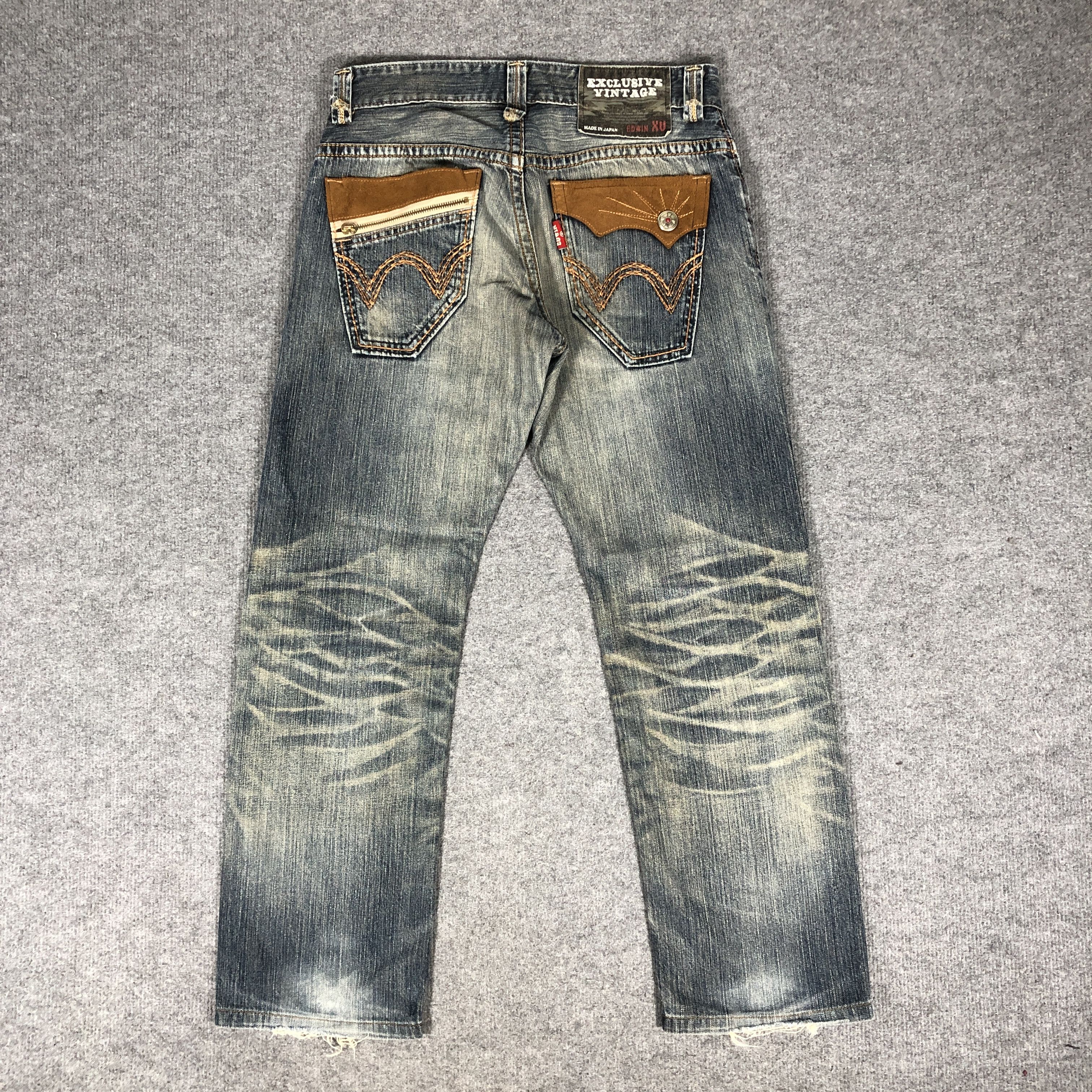 Edwin × Vintage Vintage Edwin Japan 423XVS Jeans L1165 Size US 32 / EU 48 - 4 Thumbnail