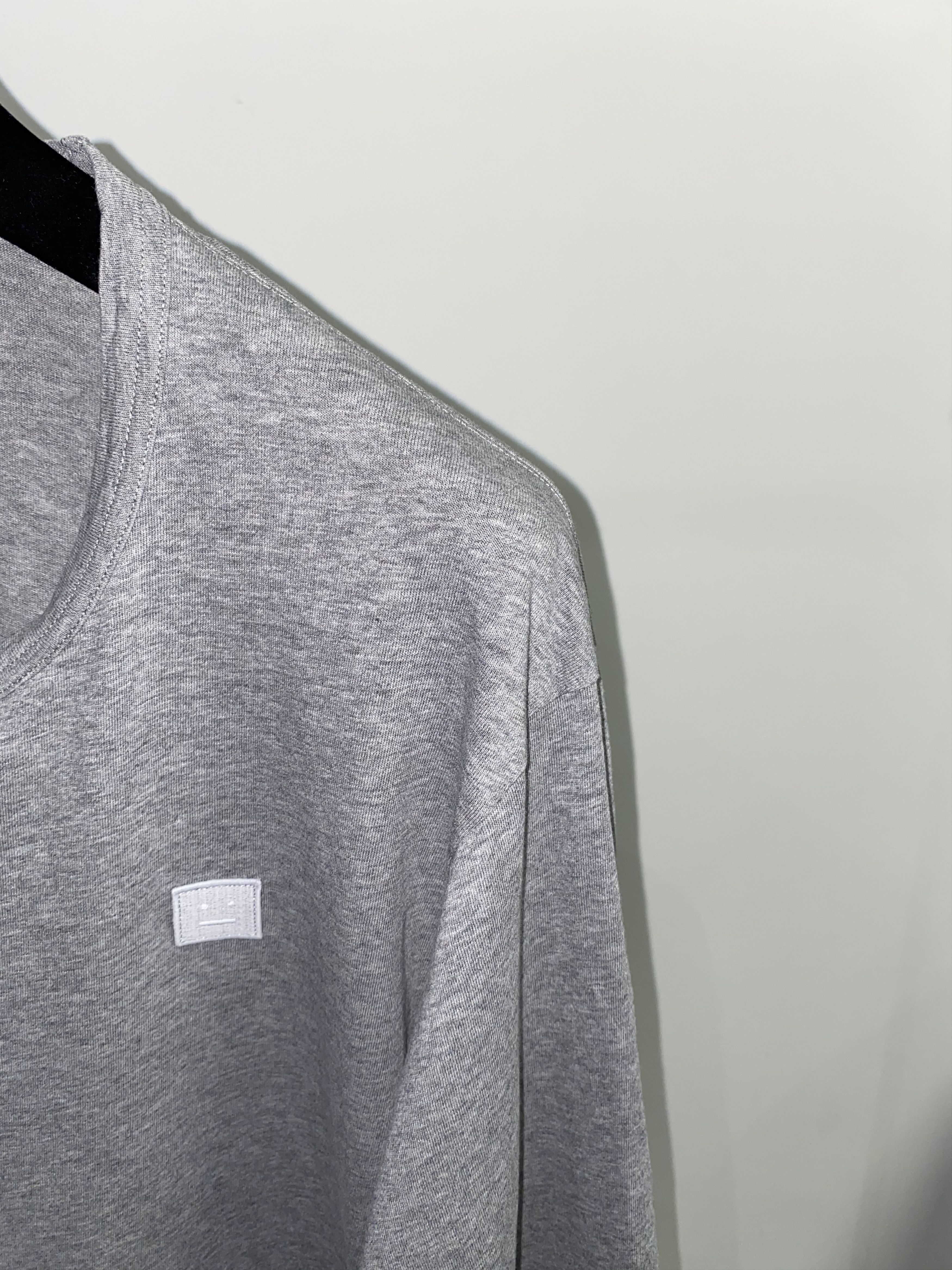 Acne Studios AW17 Acne Studios Nash Face Gray Longsleeve Size US M / EU 48-50 / 2 - 3 Thumbnail