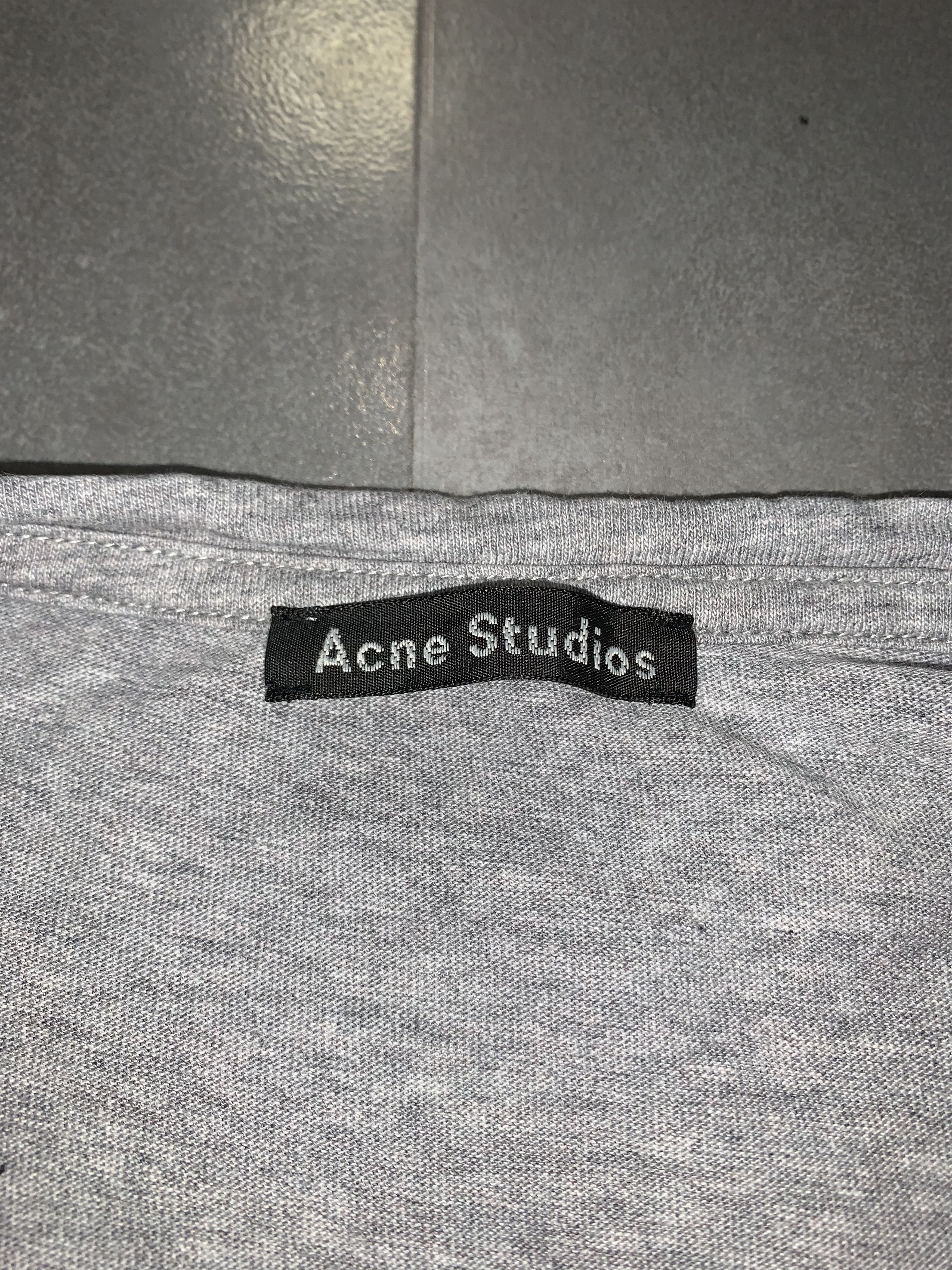 Acne Studios AW17 Acne Studios Nash Face Gray Longsleeve Size US M / EU 48-50 / 2 - 12 Thumbnail