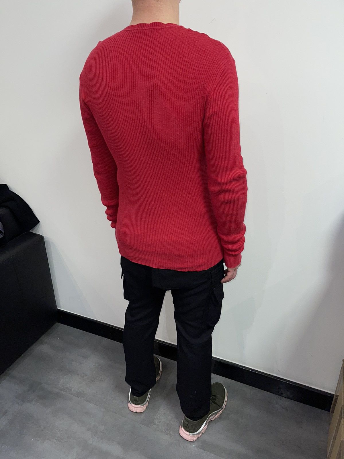 Dolce & Gabbana Dolce & Gabbana Big Logo Red Sweater Size US L / EU 52-54 / 3 - 8 Thumbnail