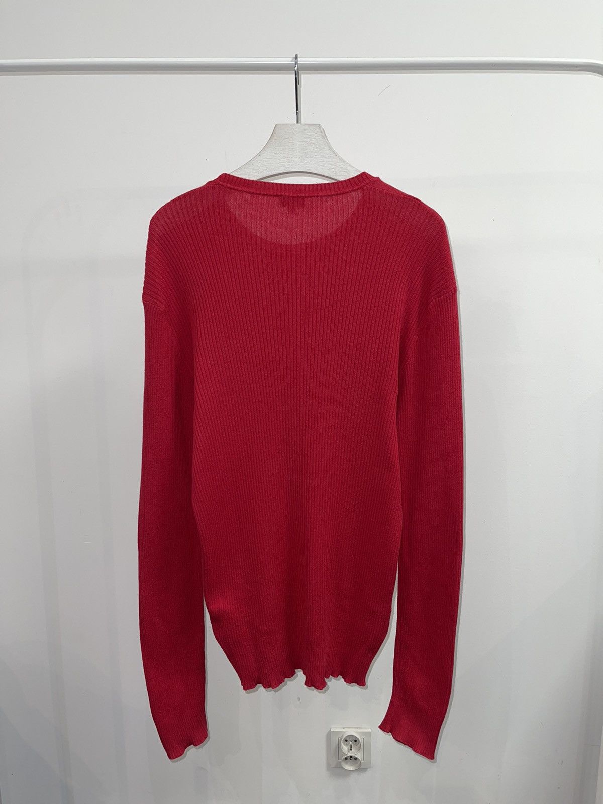 Dolce & Gabbana Dolce & Gabbana Big Logo Red Sweater Size US L / EU 52-54 / 3 - 4 Thumbnail