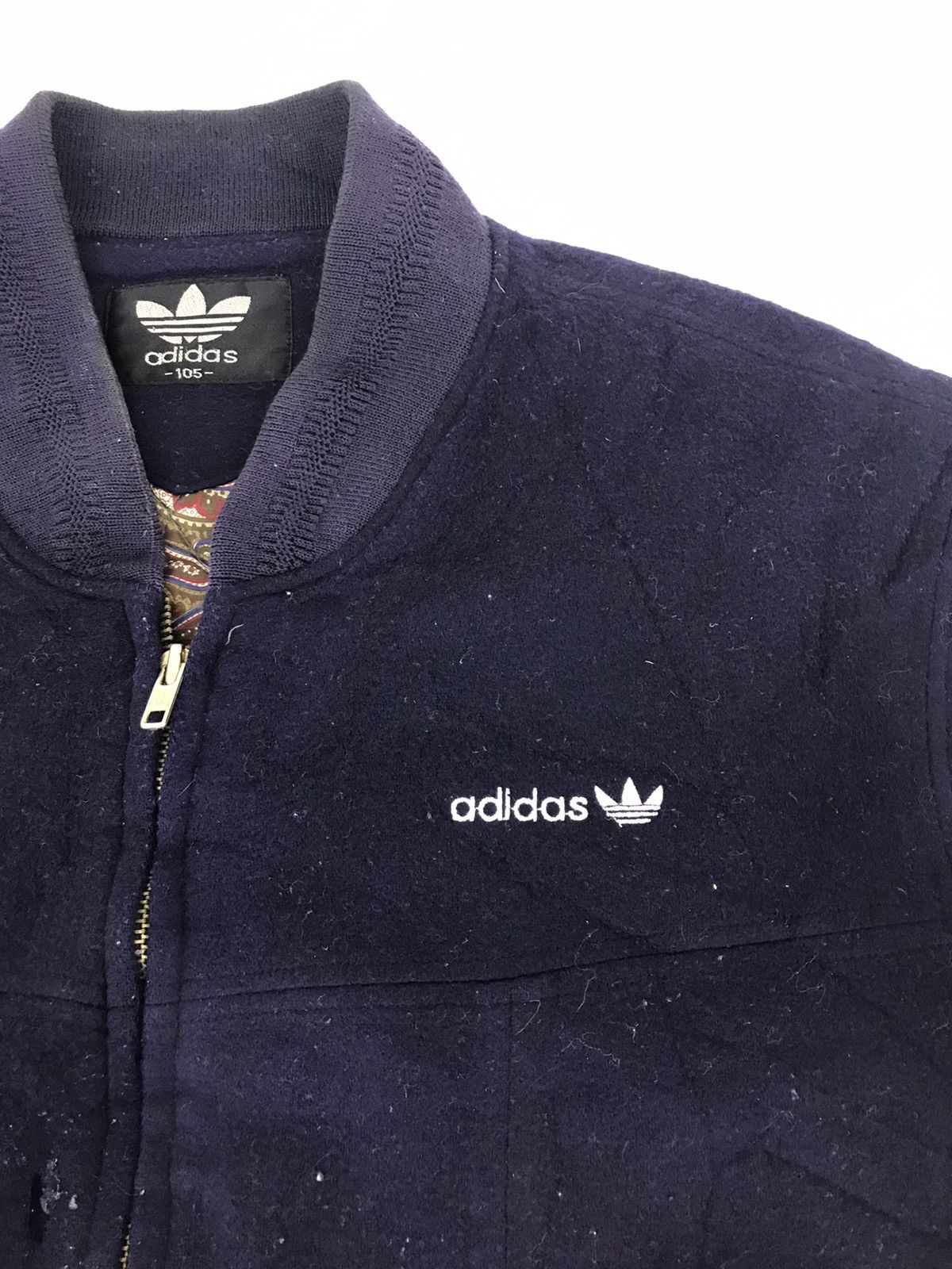 Adidas Varsity Style Design With Quilted Paisley Inner