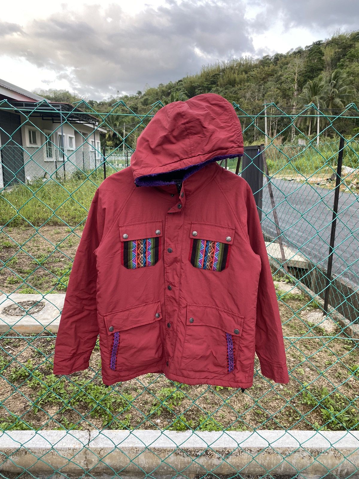Japanese Brand ⚡️Rare⚡️ Titicaca Sherpa Lining Shell Jacket Size M / US 6-8 / IT 42-44 - 2 Thumbnail