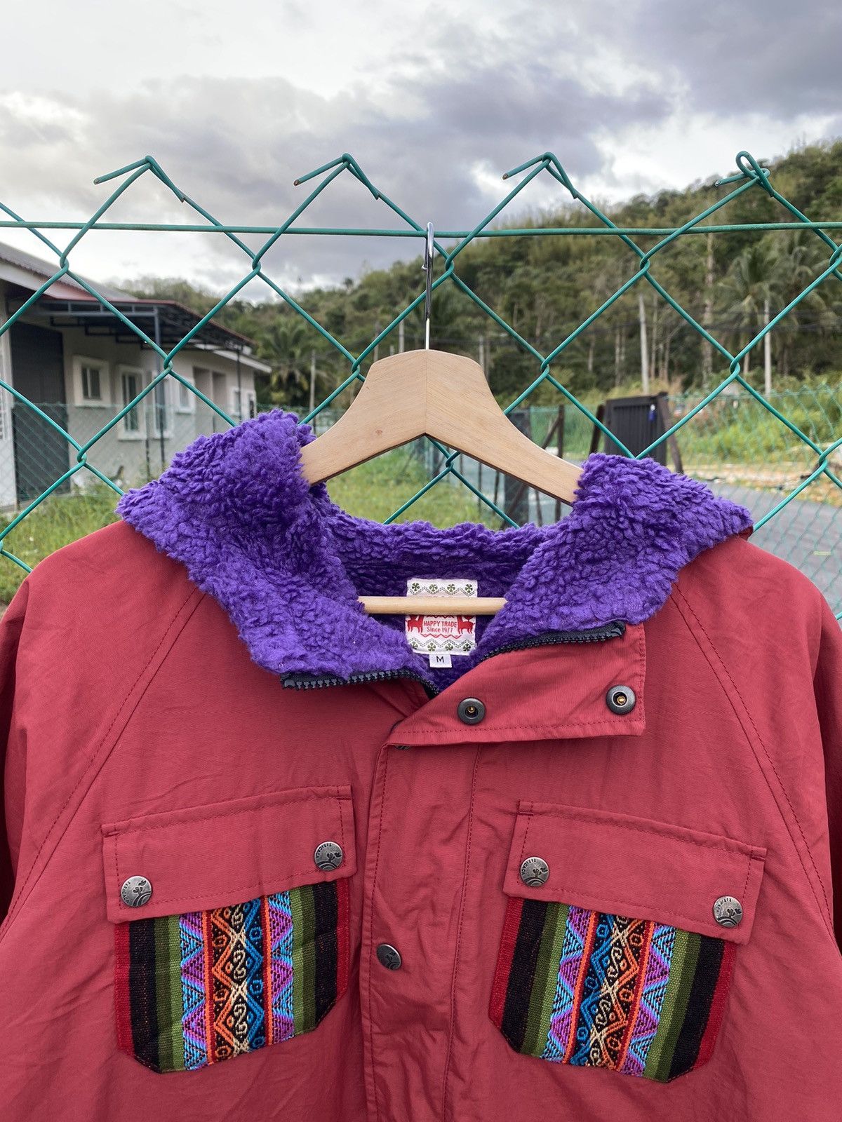 Japanese Brand ⚡️Rare⚡️ Titicaca Sherpa Lining Shell Jacket Size M / US 6-8 / IT 42-44 - 8 Thumbnail