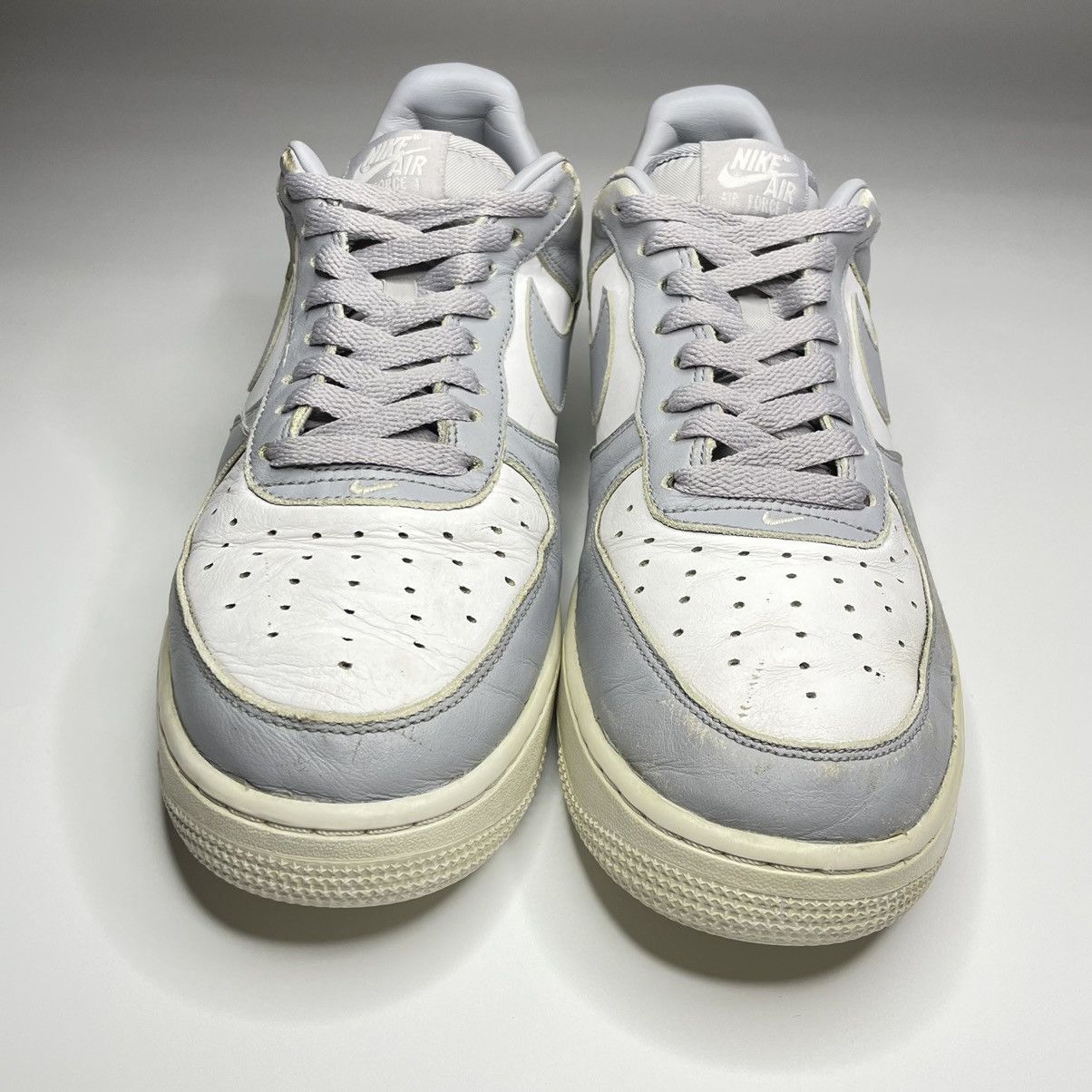 Nike 2018 Nike Air Force 1 Low Wolf Grey Size US 11 / EU 44 - 5 Thumbnail