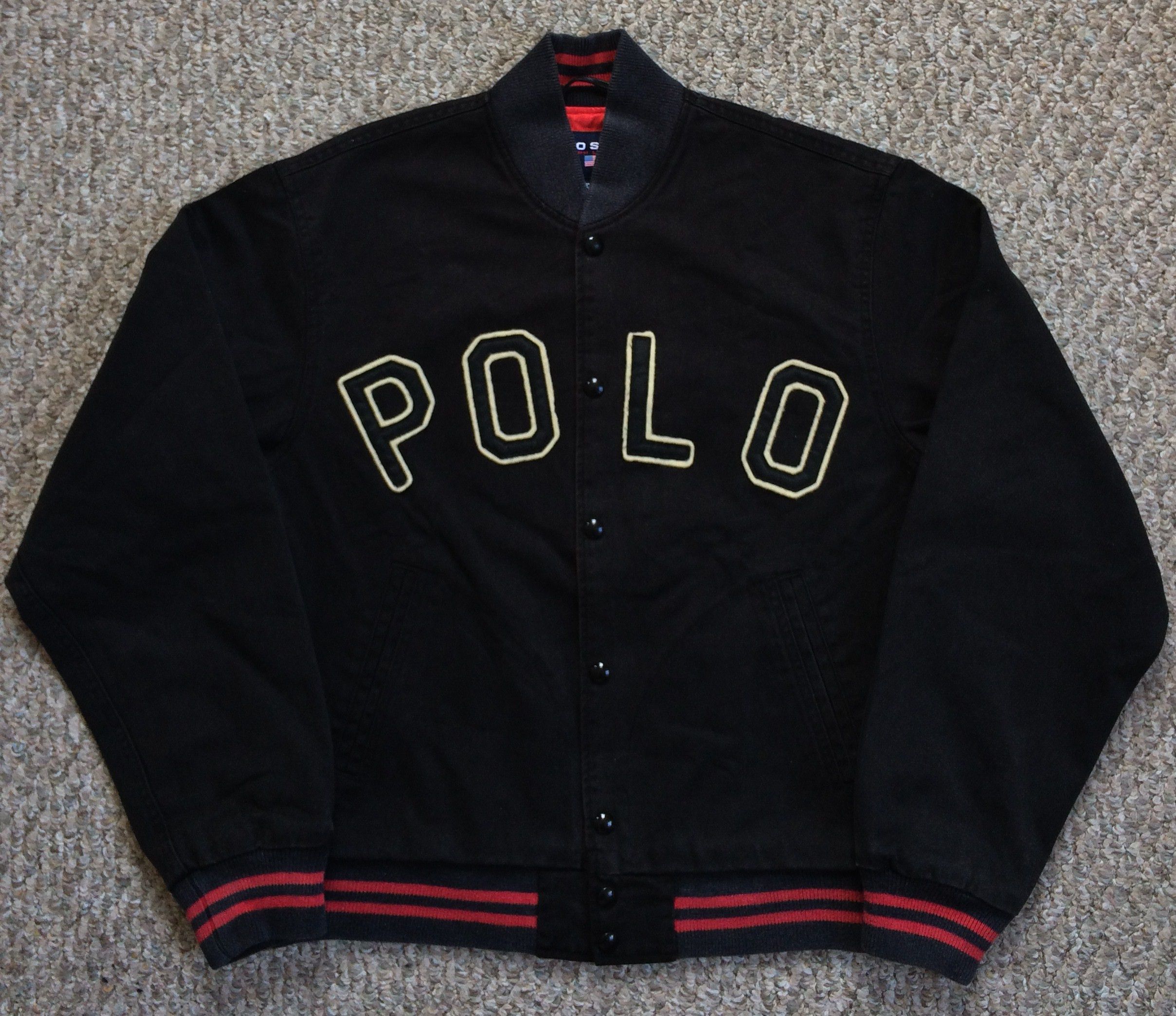 Polo Ralph Lauren 90s Polo Ralph Lauren Tiger Head Varsity Jacket Size US S / EU 44-46 / 1 - 6 Thumbnail