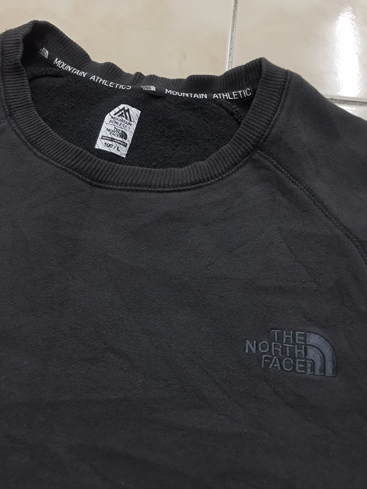 The North Face × Vintage Vintage The North Face Crewneck Sweatshirt Mountain TNF Size US L / EU 52-54 / 3 - 3 Thumbnail