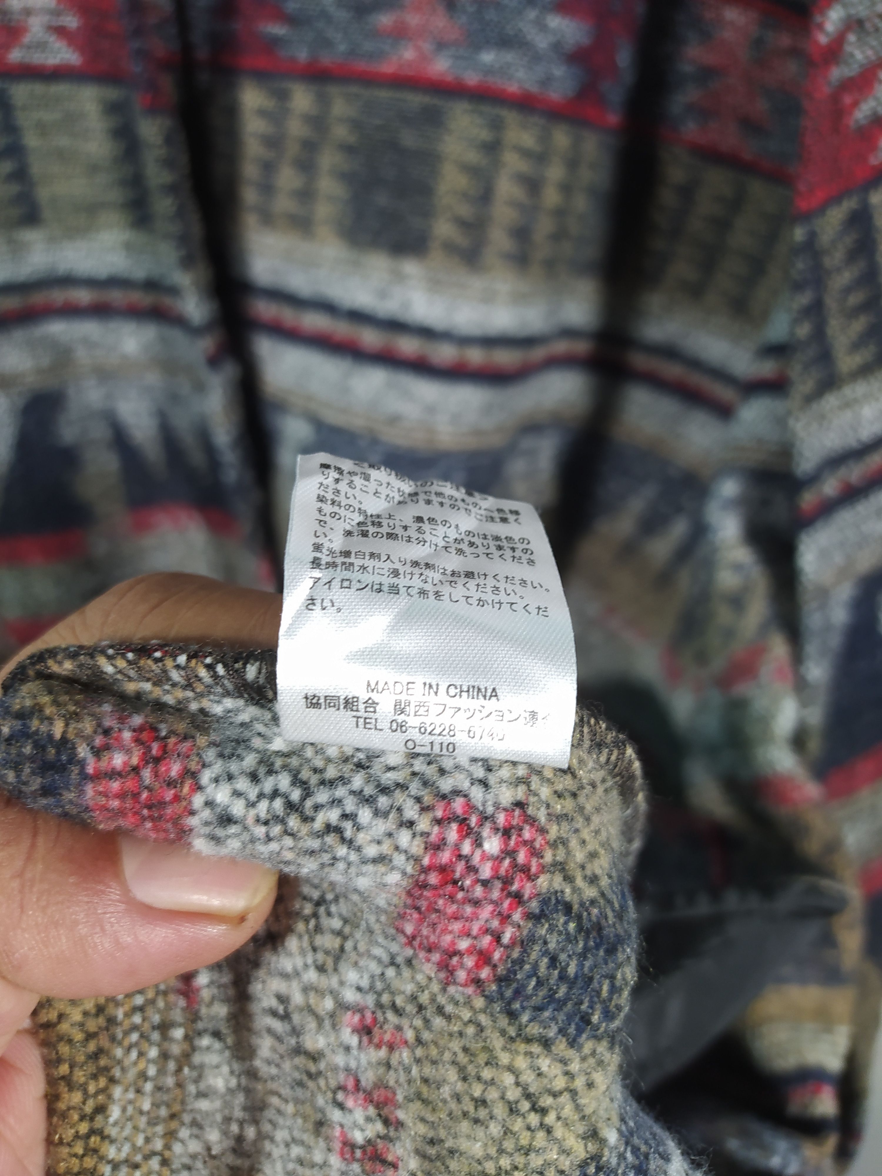 Japanese Brand × Native Radarista Aztec Native Long Cardigan Size US M / EU 48-50 / 2 - 7 Thumbnail