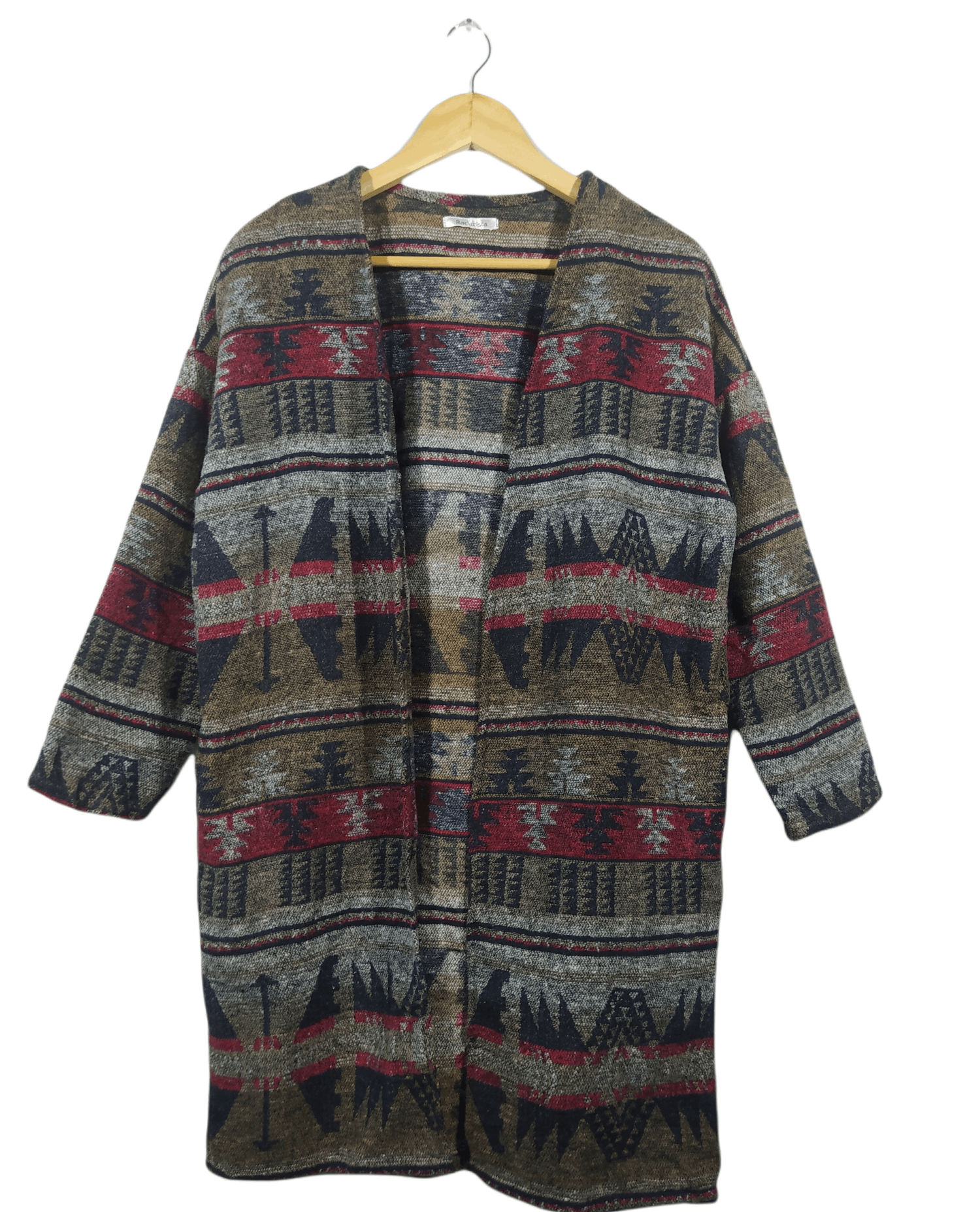 Japanese Brand × Native Radarista Aztec Native Long Cardigan Size US M / EU 48-50 / 2 - 1 Thumbnail