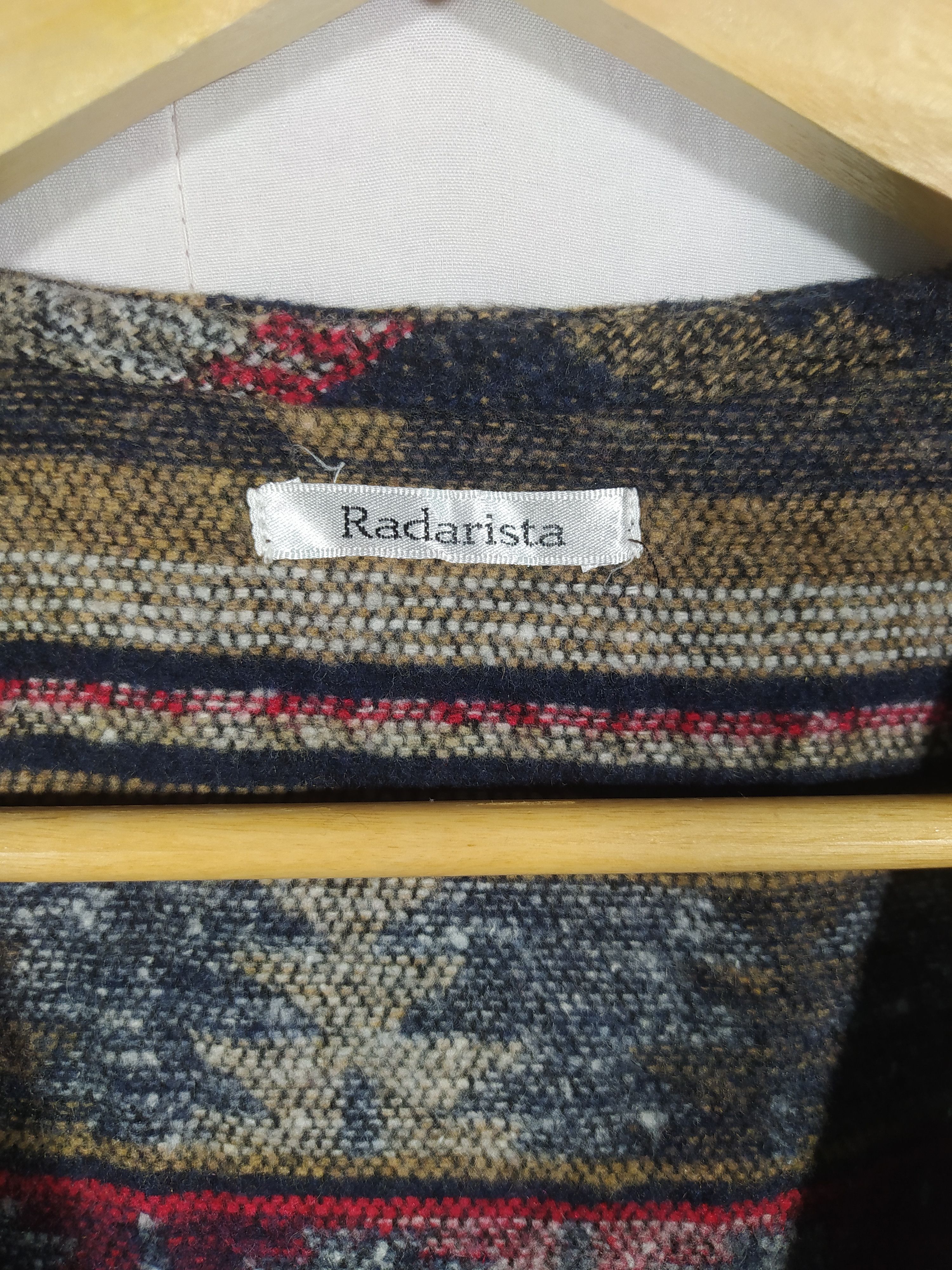 Japanese Brand × Native Radarista Aztec Native Long Cardigan Size US M / EU 48-50 / 2 - 5 Thumbnail