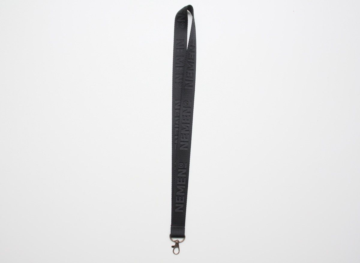 image of Nemen Black Logo Keychain Keyholder, Men's