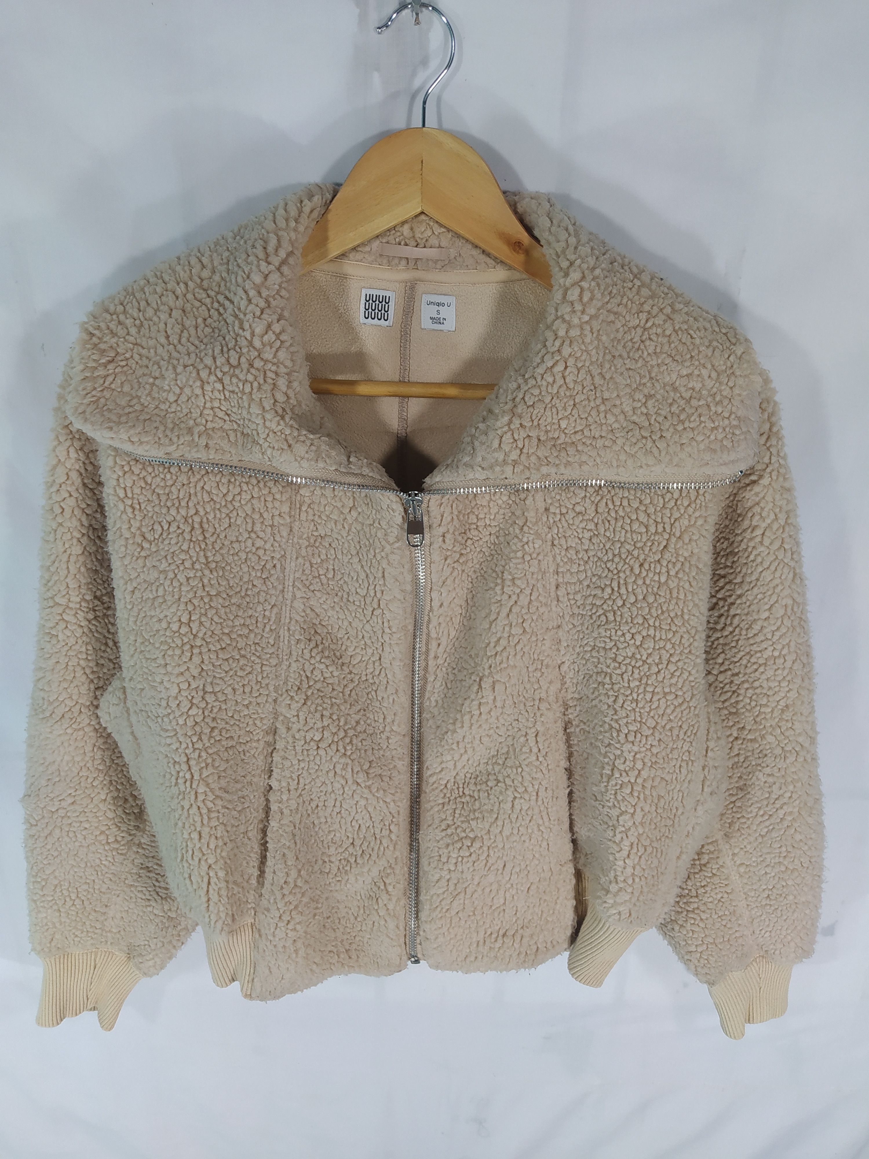 Christophe Lemaire × Japanese Brand × Uniqlo uniqlo UUUUU Lemaire cropped Sherpa fleece Size US S / EU 44-46 / 1 - 3 Thumbnail