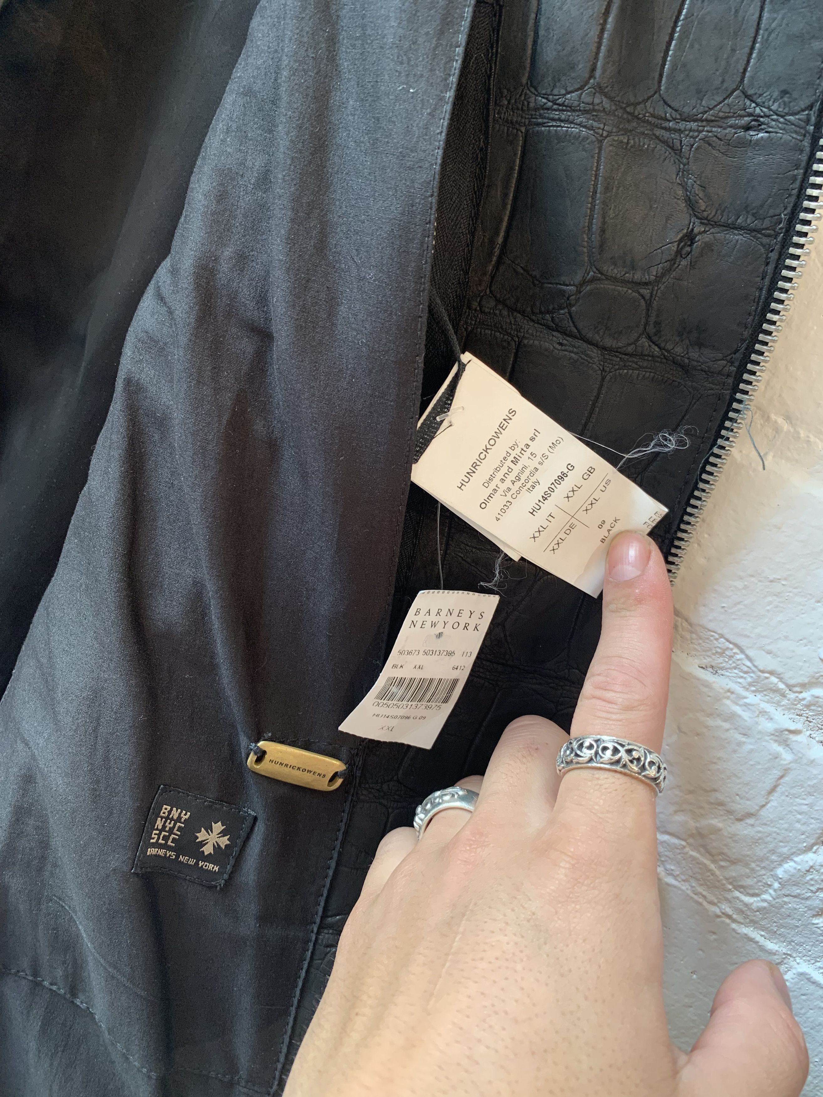 Rick Owens Rick Owens RARE Back Zip Alligator Jacket JAY-Z 1/1 Size US XXL / EU 58 / 5 - 9 Thumbnail