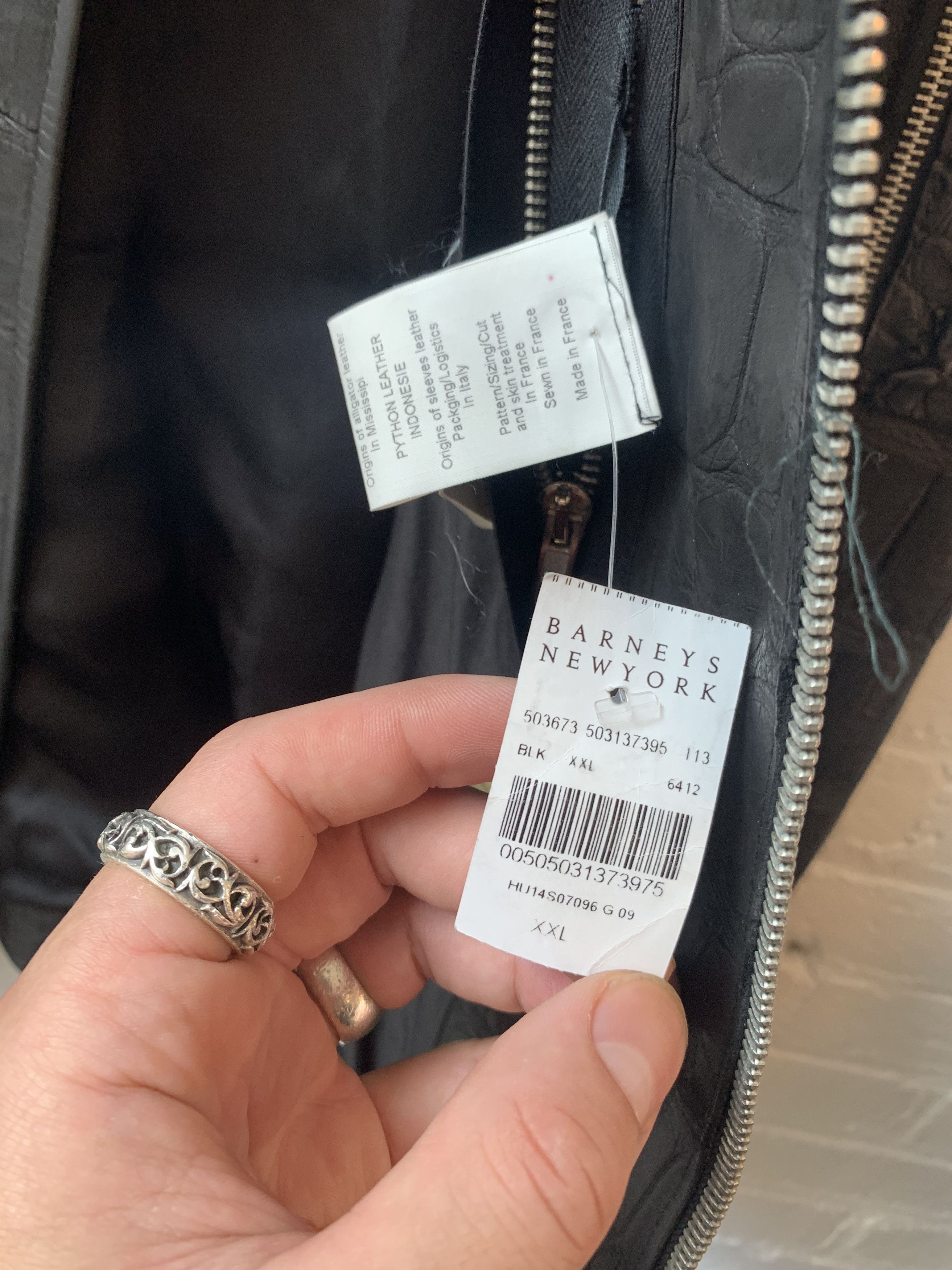 Rick Owens Rick Owens RARE Back Zip Alligator Jacket JAY-Z 1/1 Size US XXL / EU 58 / 5 - 12 Thumbnail