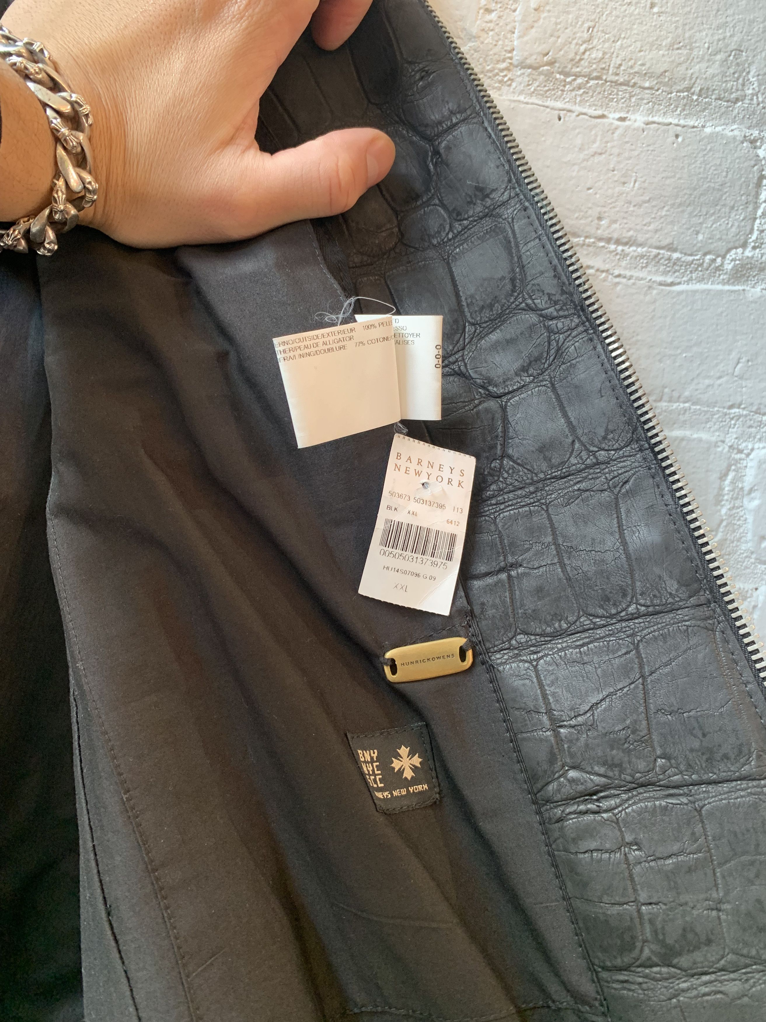 Rick Owens Rick Owens RARE Back Zip Alligator Jacket JAY-Z 1/1 Size US XXL / EU 58 / 5 - 8 Thumbnail