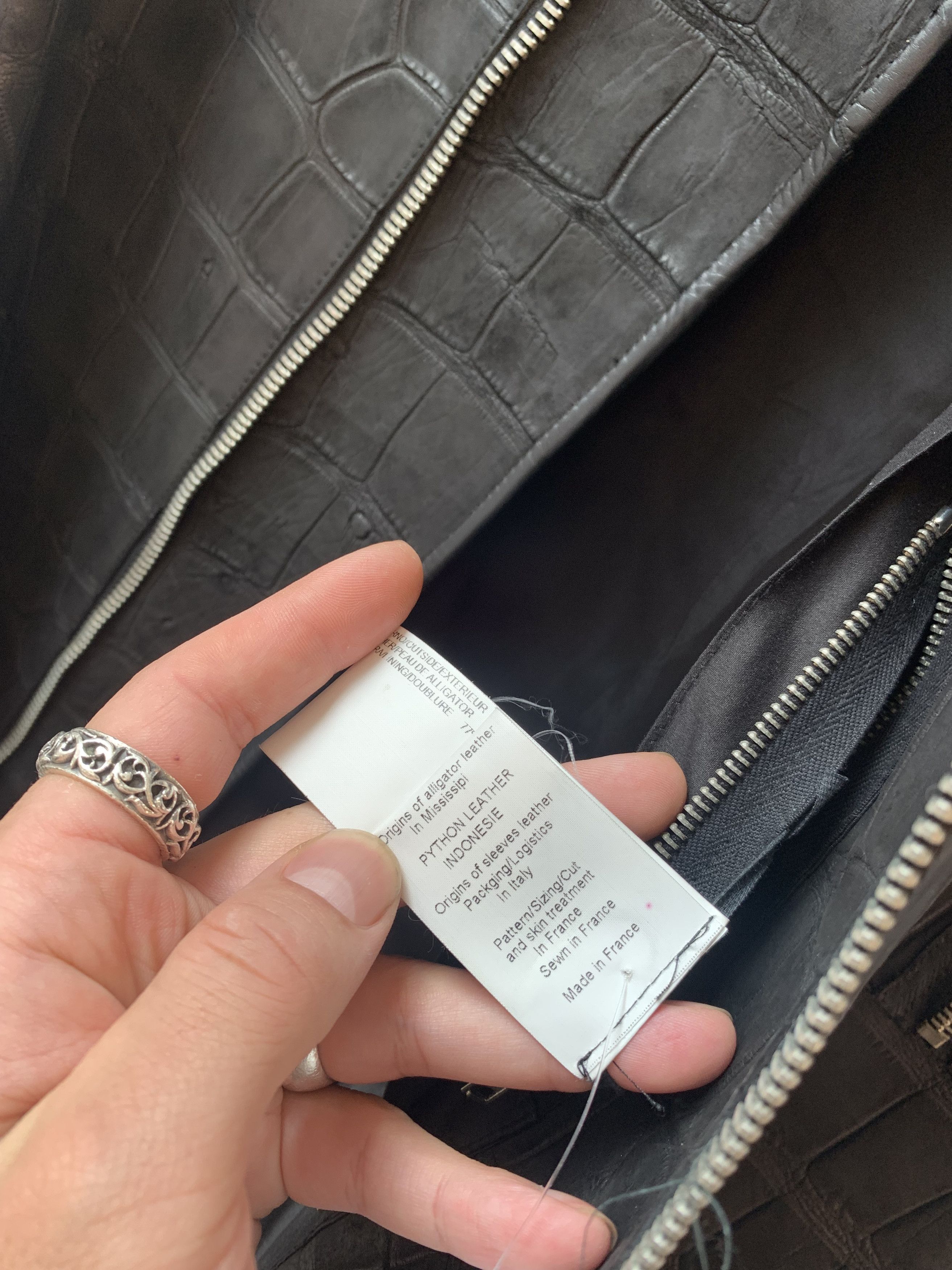 Rick Owens Rick Owens RARE Back Zip Alligator Jacket JAY-Z 1/1 Size US XXL / EU 58 / 5 - 11 Thumbnail