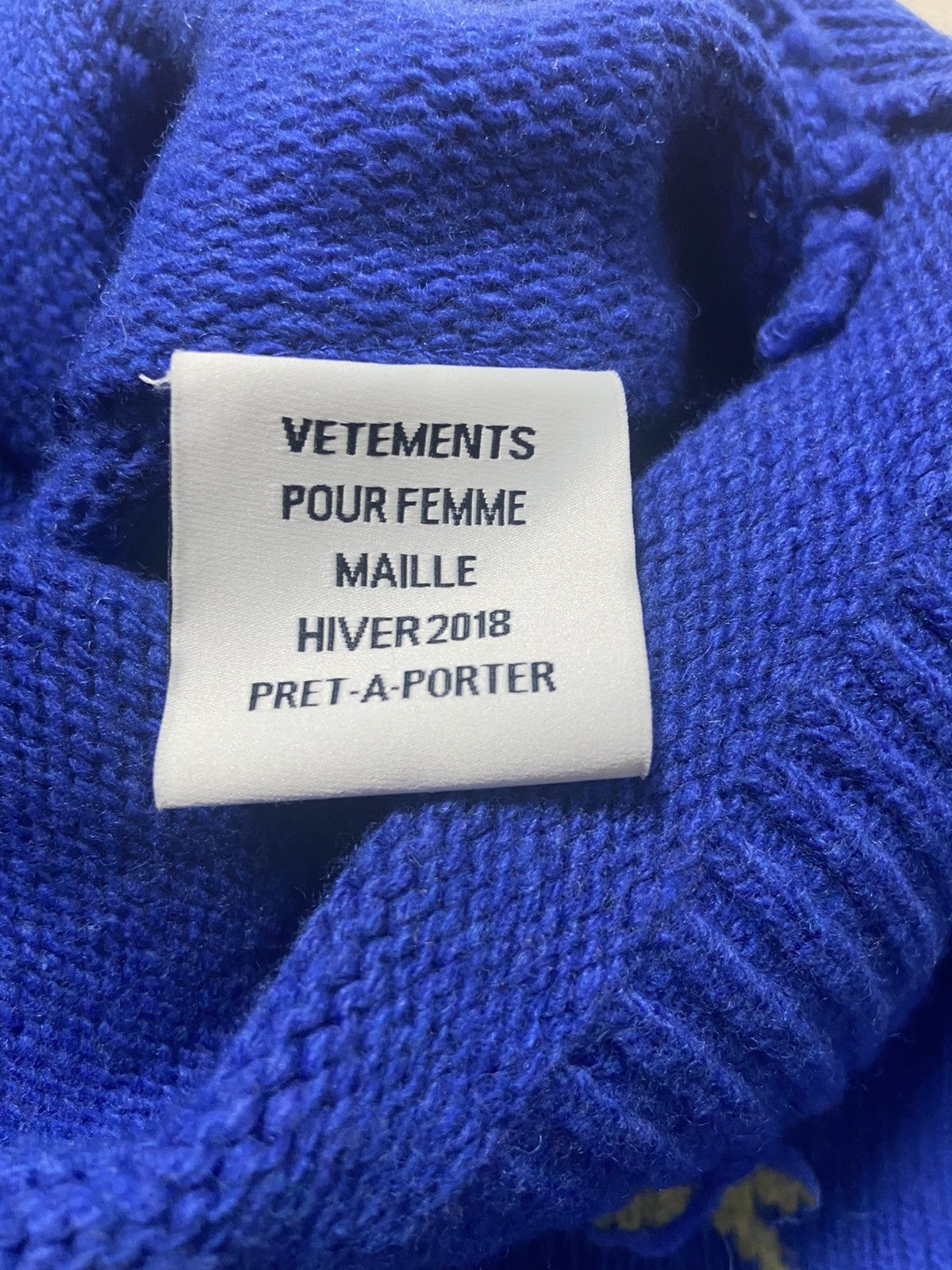 Vetements Vetements EUROPE logo oversized distressed knit sweatshirt Size US XS / EU 42 / 0 - 3 Thumbnail