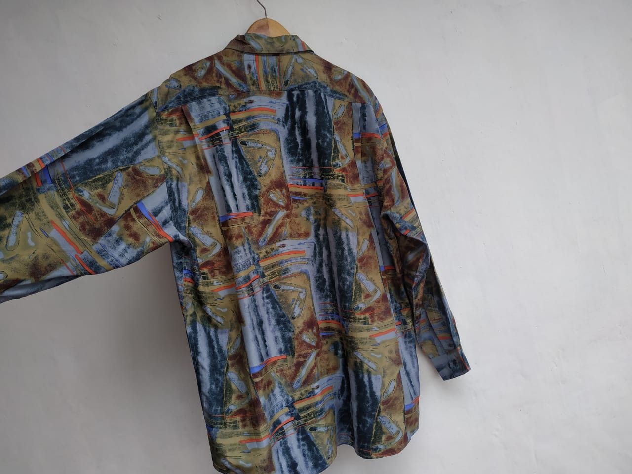 Massimo Dutti × Vintage Vintage Massimo Silk Shirt Size US L / EU 52-54 / 3 - 2 Thumbnail