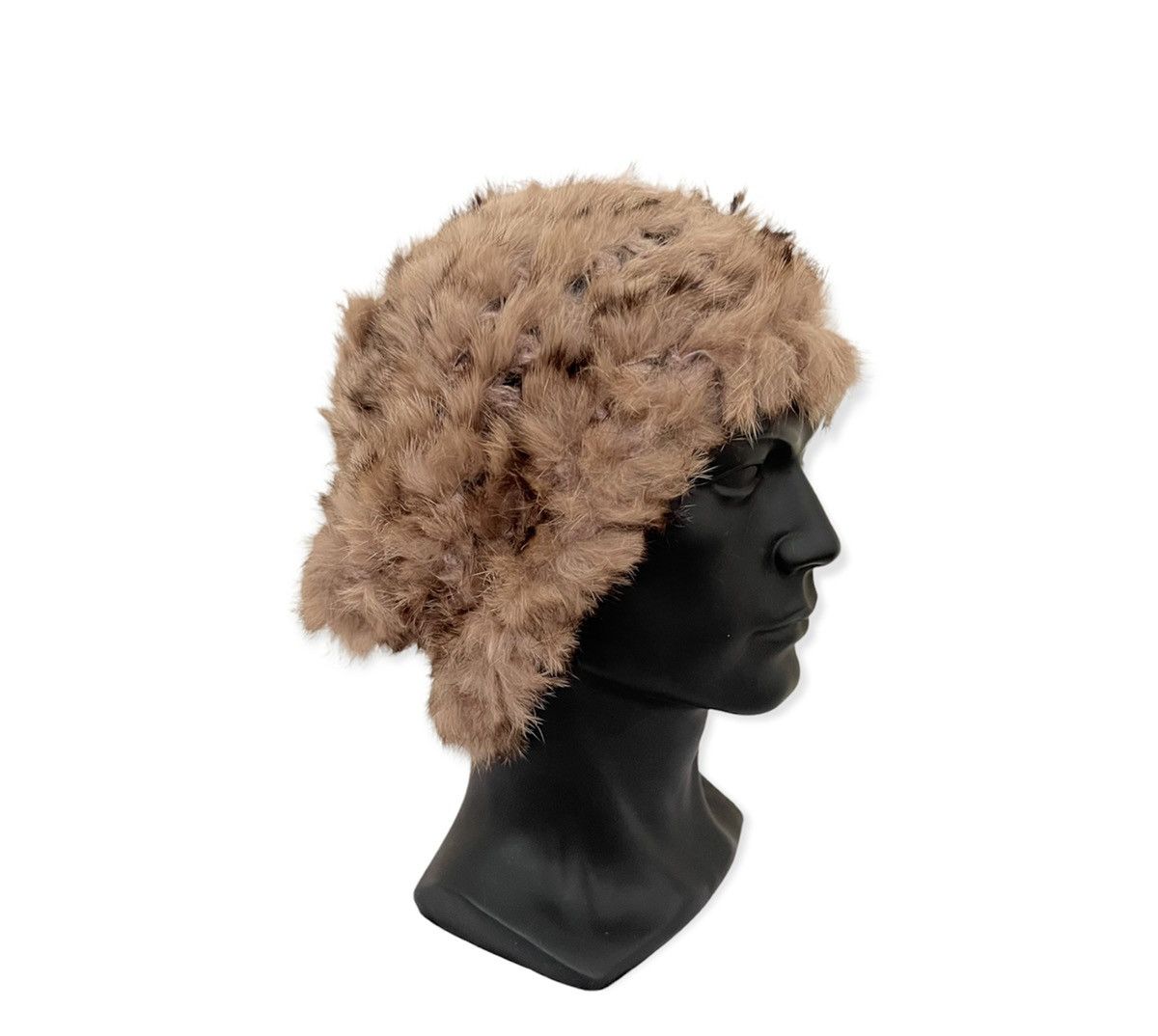 Vintage Vintage Fur Fashion Beanie Hat Size ONE SIZE - 3 Thumbnail