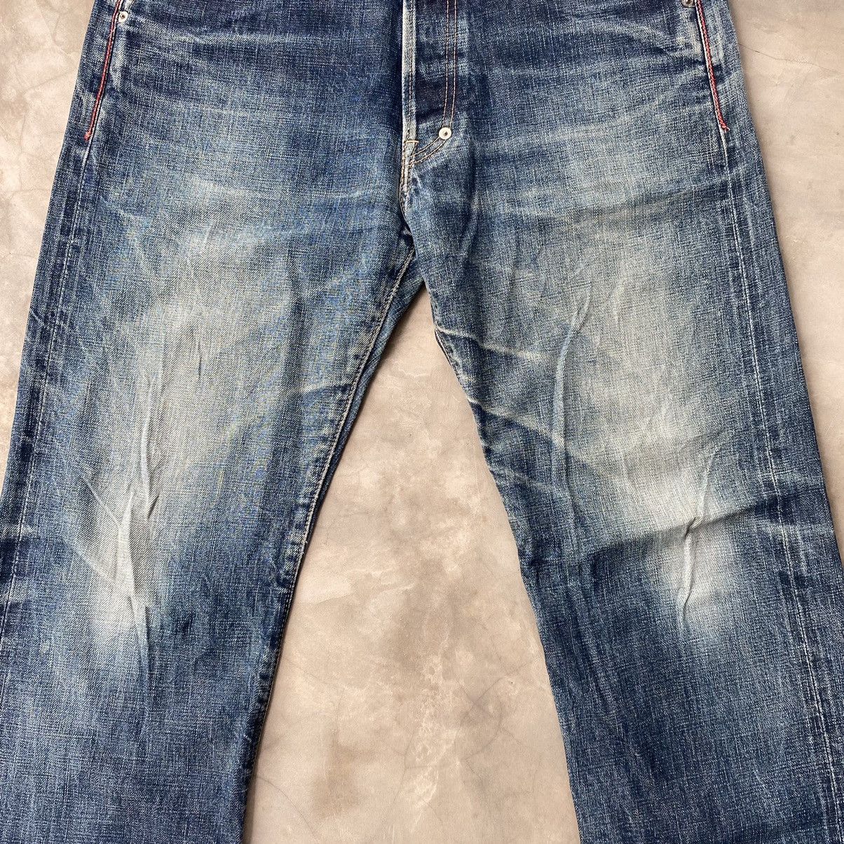 Japanese Brand × Nitraid × Vintage Vintage Nitraid Japanese Jeans Selvedge denim Release hem Size US 32 / EU 48 - 4 Thumbnail