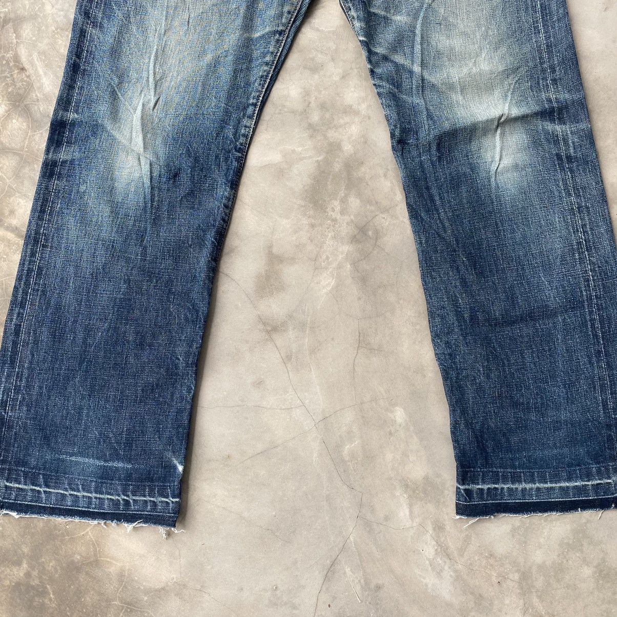 Japanese Brand × Nitraid × Vintage Vintage Nitraid Japanese Jeans Selvedge denim Release hem Size US 32 / EU 48 - 2 Thumbnail