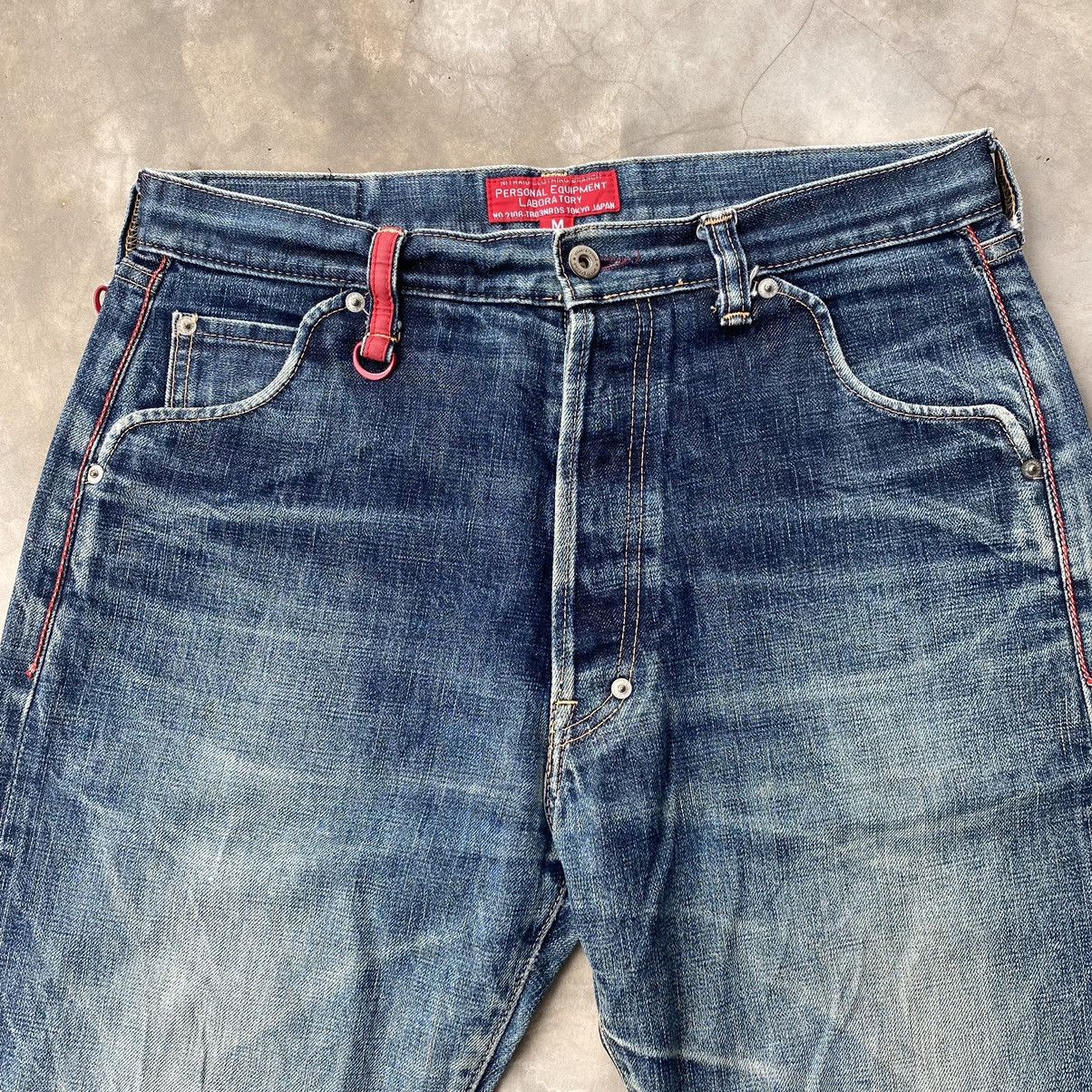 Japanese Brand × Nitraid × Vintage Vintage Nitraid Japanese Jeans Selvedge denim Release hem Size US 32 / EU 48 - 5 Thumbnail