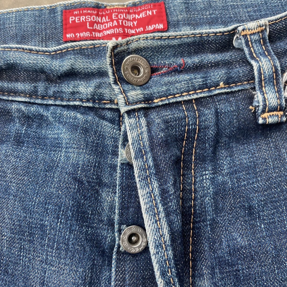 Japanese Brand × Nitraid × Vintage Vintage Nitraid Japanese Jeans Selvedge denim Release hem Size US 32 / EU 48 - 6 Thumbnail