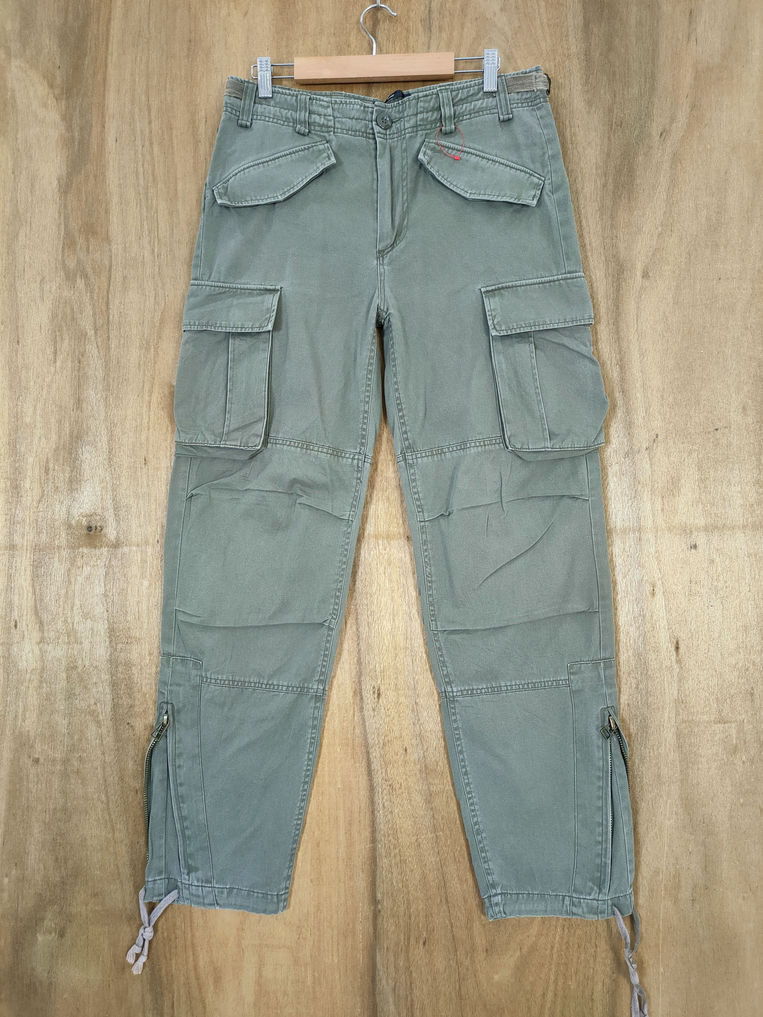 Japanese Brand VINTAGE LUCY GREEN CARGO PANTS Size US 32 / EU 48 - 2 Thumbnail