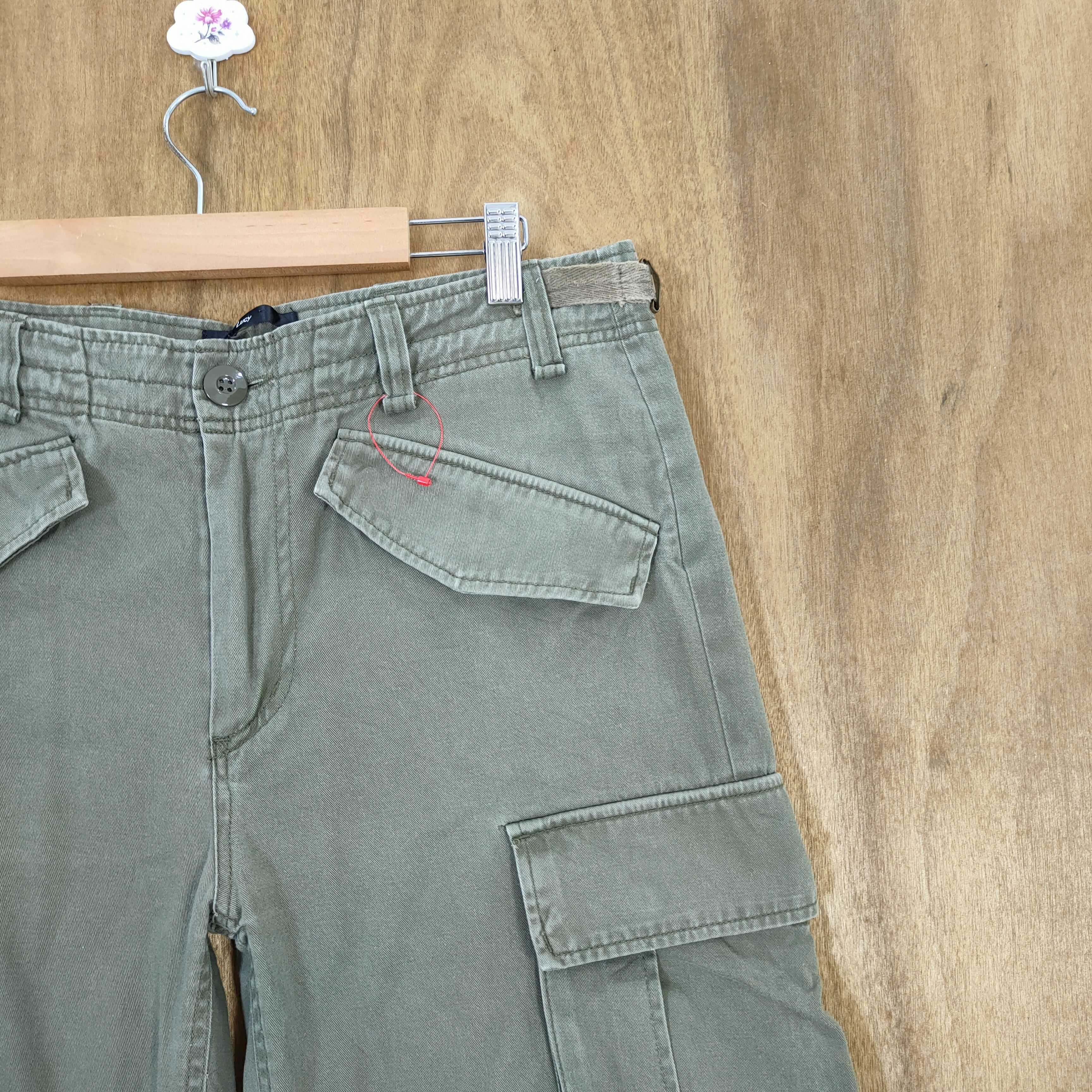 Japanese Brand VINTAGE LUCY GREEN CARGO PANTS Size US 32 / EU 48 - 8 Thumbnail