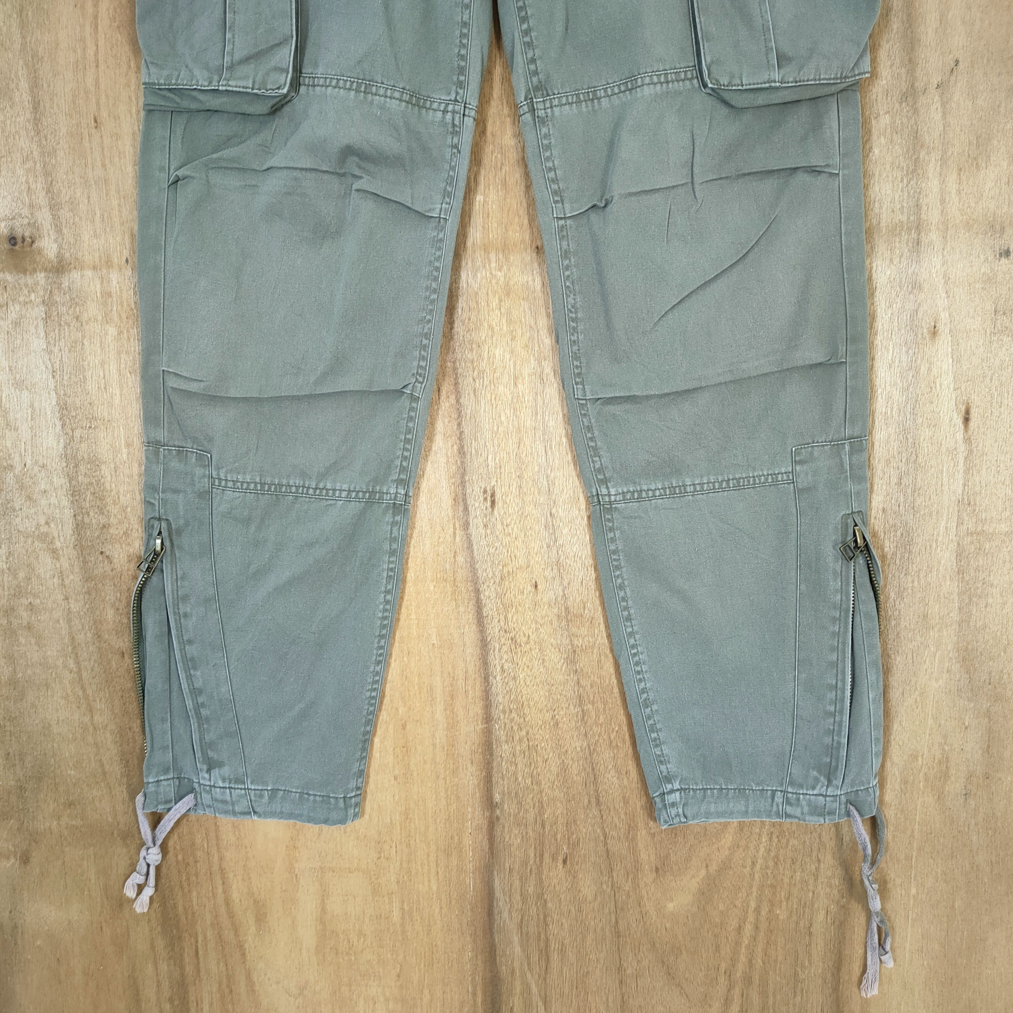 Japanese Brand VINTAGE LUCY GREEN CARGO PANTS Size US 32 / EU 48 - 5 Thumbnail