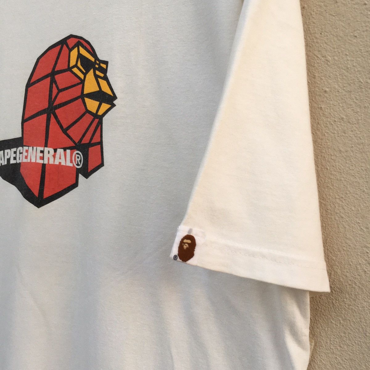 Bape × Vintage RARE🔥Vintage 90s A BATHING APE GENERAL BY HANES T-Shirt Size US L / EU 52-54 / 3 - 6 Thumbnail