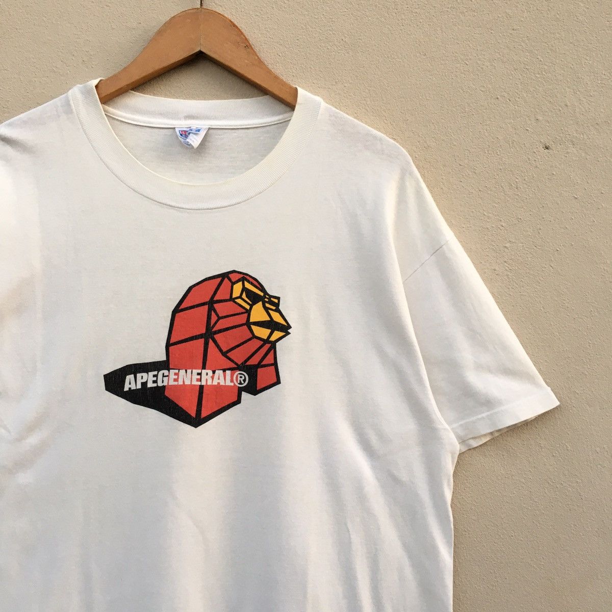 Bape × Vintage RARE🔥Vintage 90s A BATHING APE GENERAL BY HANES T-Shirt Size US L / EU 52-54 / 3 - 3 Thumbnail