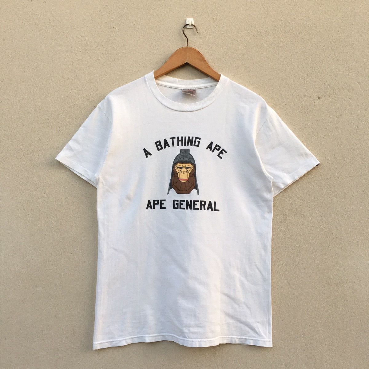 Bape × Vintage Vintage 90s A BATHING APE “APE GENERAL” ONEITA T-Shirt ...