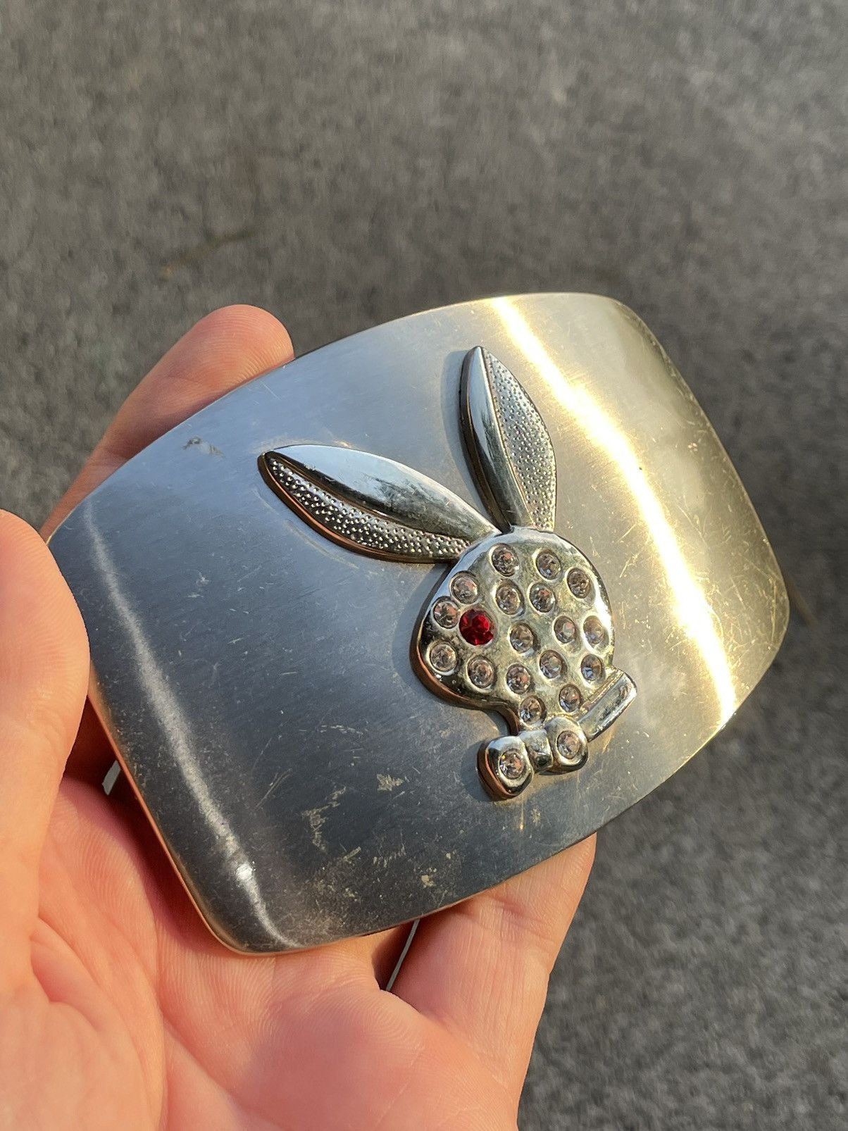 Playboy × Vintage Rhinestone Playboy Buckle Size ONE SIZE - 1 Thumbnail