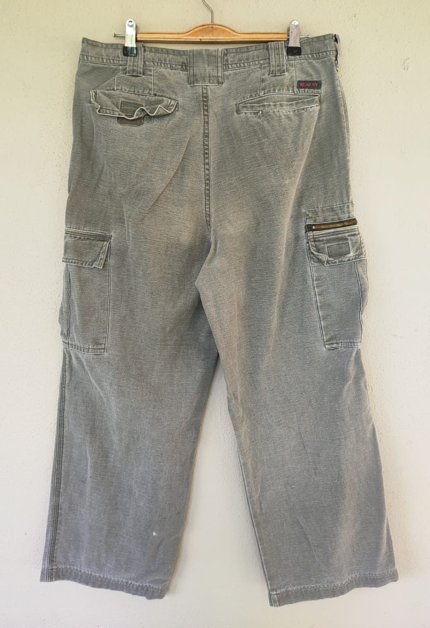 JNCO Unbrand faded Baggy Cargo Pant Size US 31 - 3 Thumbnail