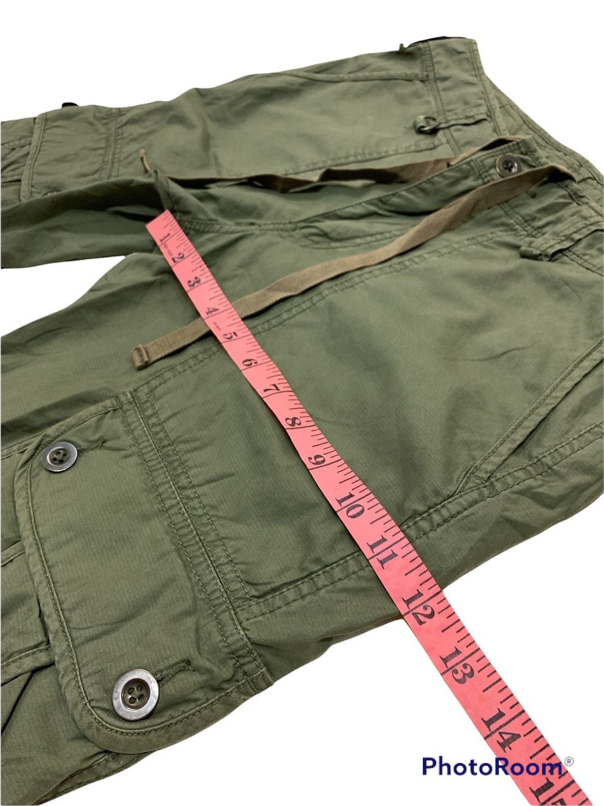 Uniqlo UNIQLO SLIM FIT ARMY CARGO PANTS OG Size US 31 - 6 Thumbnail
