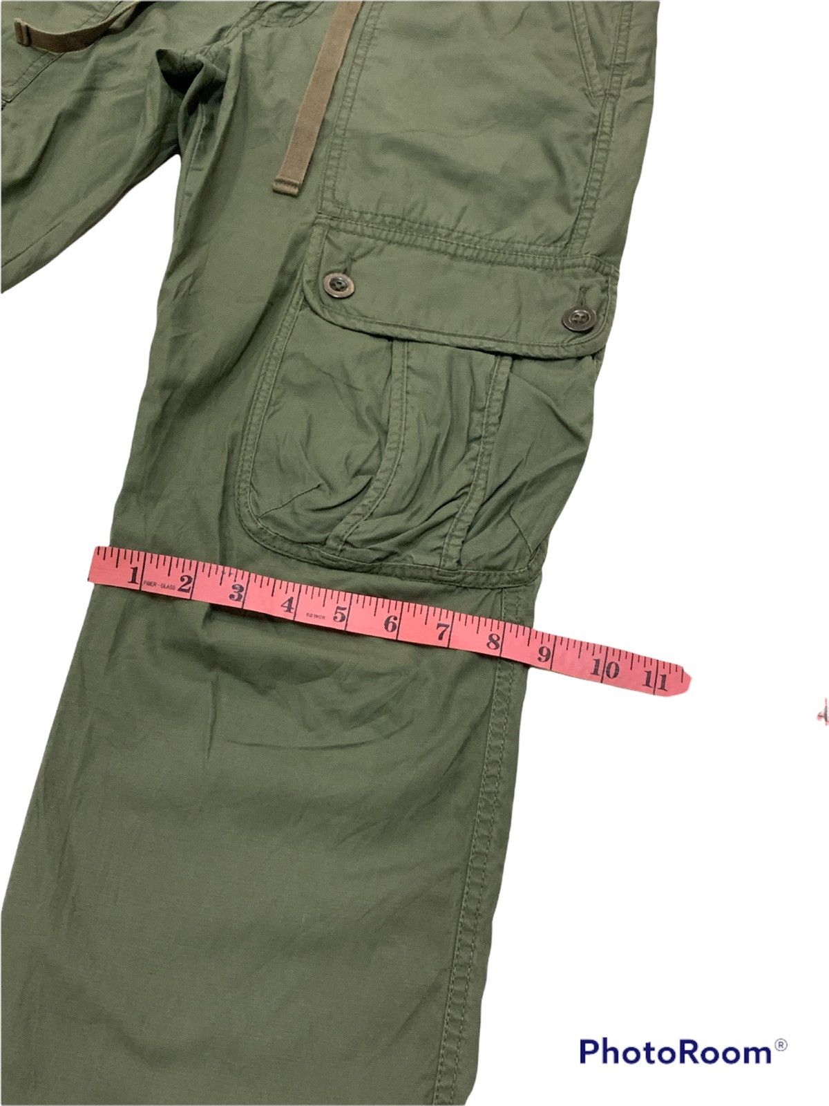 Uniqlo UNIQLO SLIM FIT ARMY CARGO PANTS OG Size US 31 - 5 Thumbnail
