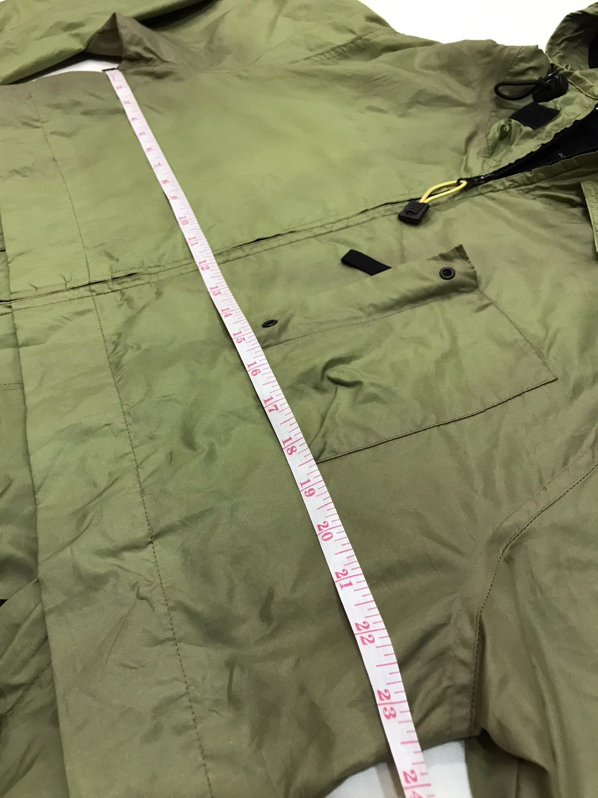 Japanese Brand ALLIX DESIGN METALLIC GREEN HOODIE WINDBREAKER JACKET Size US M / EU 48-50 / 2 - 5 Thumbnail