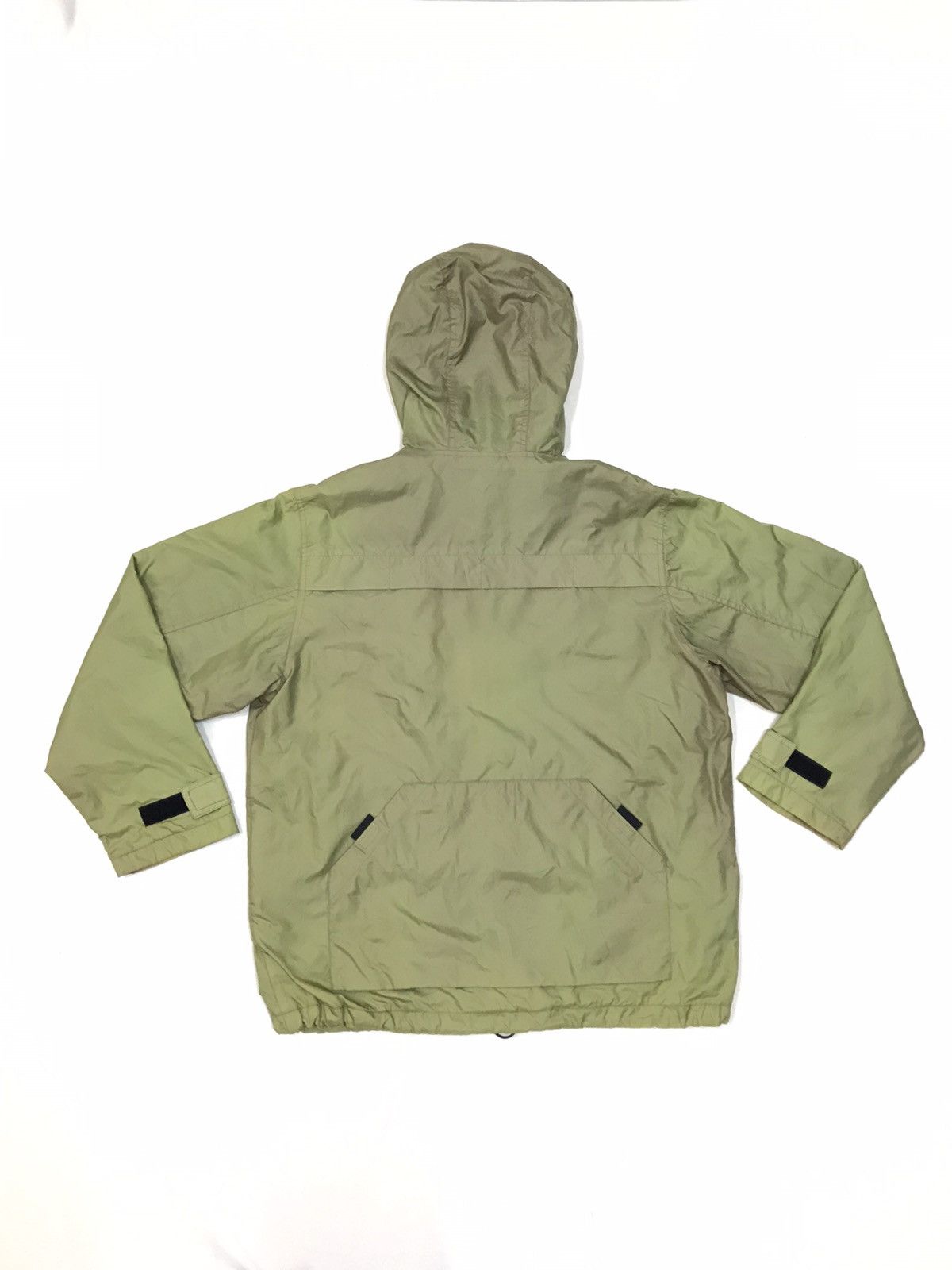 Japanese Brand ALLIX DESIGN METALLIC GREEN HOODIE WINDBREAKER JACKET Size US M / EU 48-50 / 2 - 2 Thumbnail