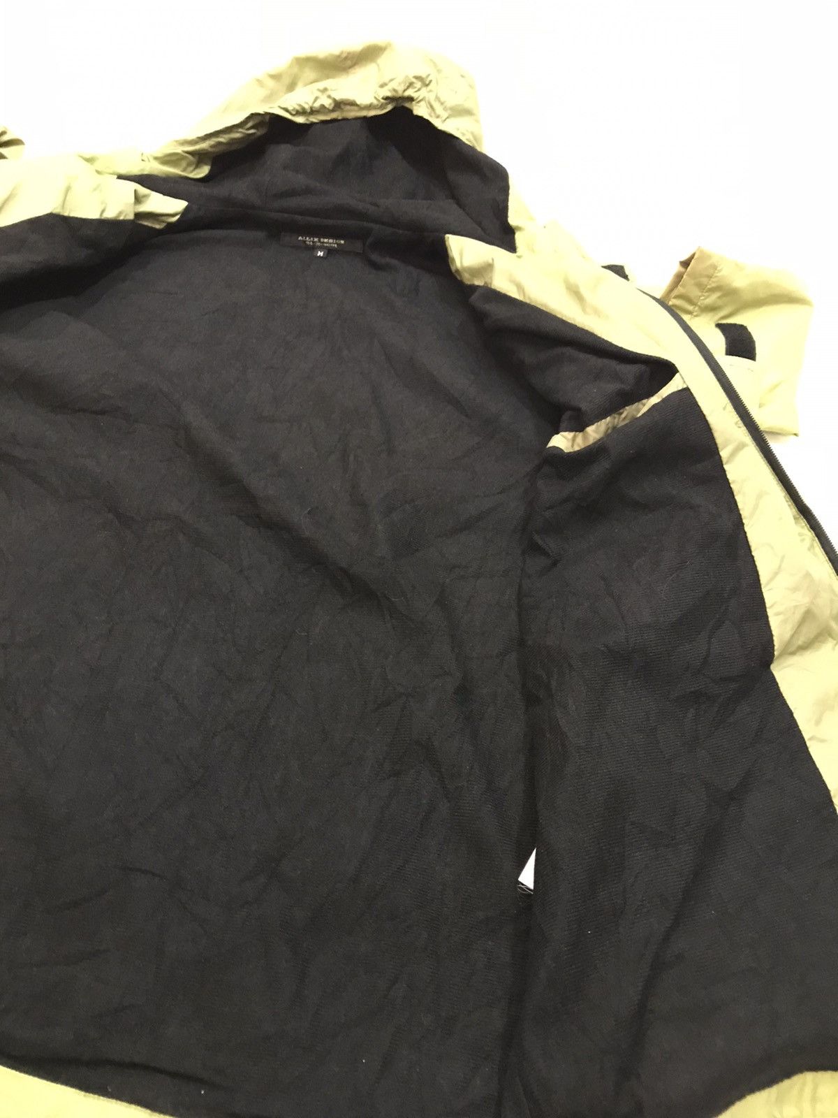 Japanese Brand ALLIX DESIGN METALLIC GREEN HOODIE WINDBREAKER JACKET Size US M / EU 48-50 / 2 - 8 Thumbnail