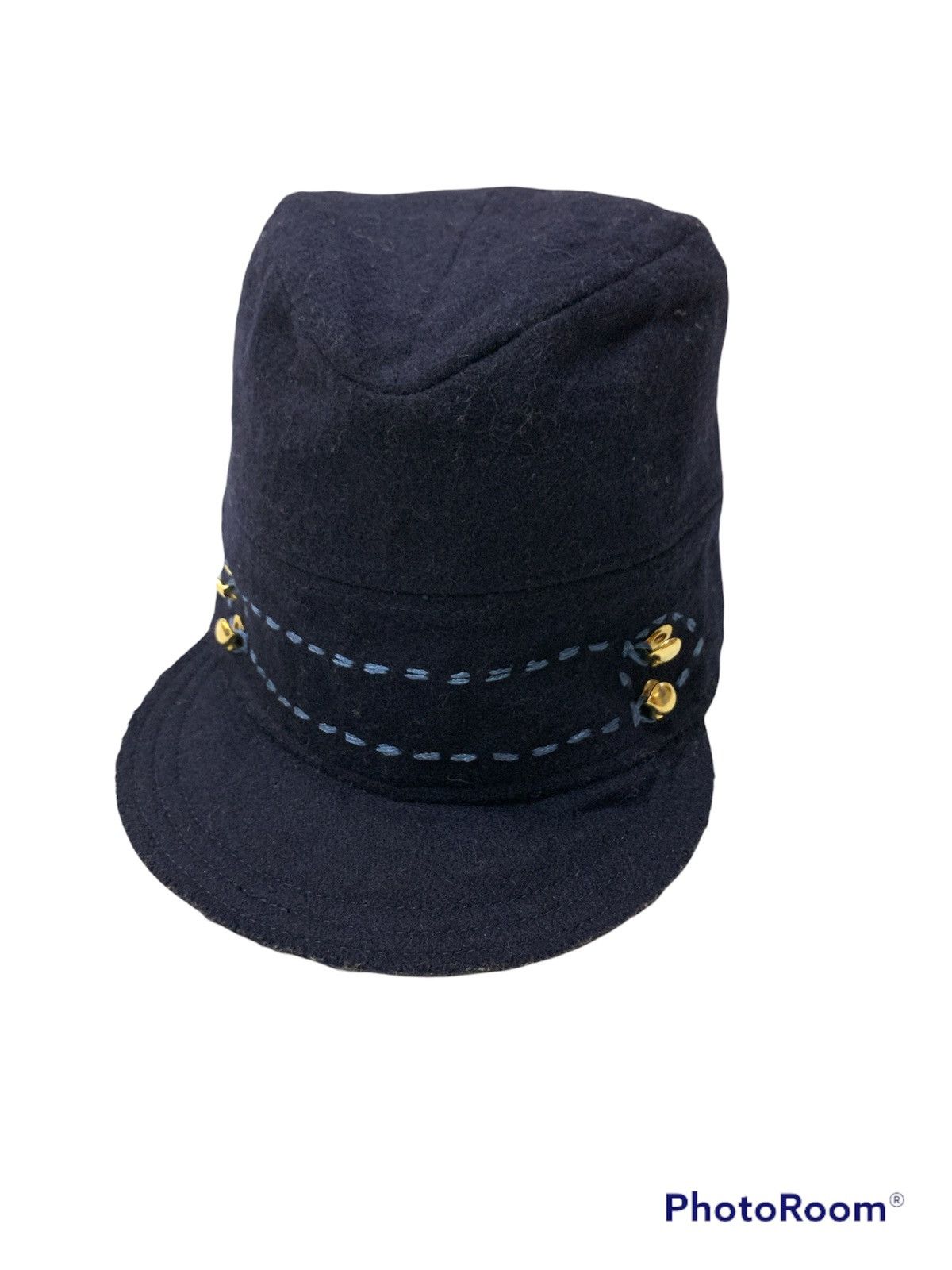 CASSELINI KEPI HAT SASHIKO STITCHES