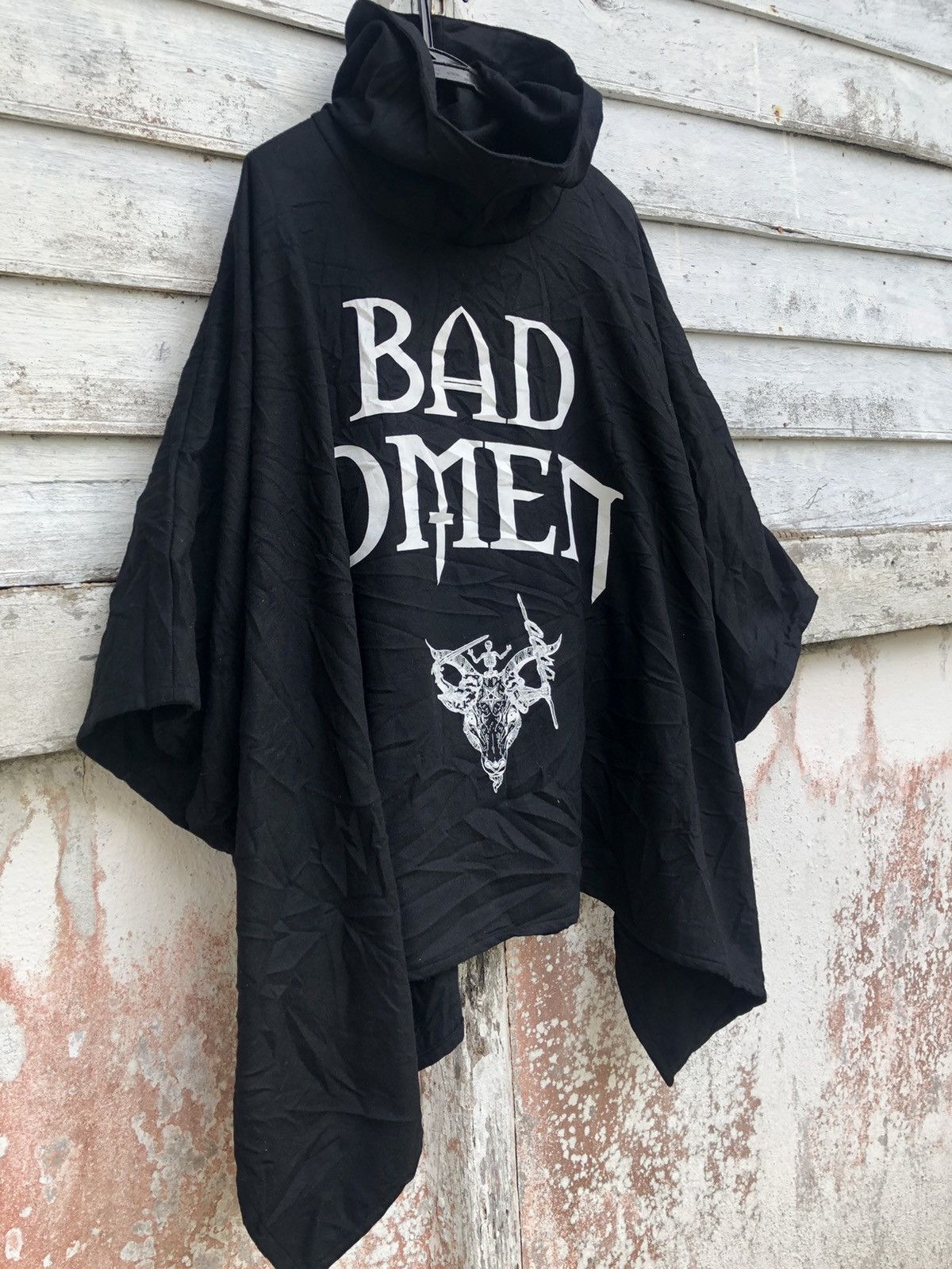 Japanese Brand × Seditionaries MILK BOY SATANIC LOGO BAD OMEN ROOM 666 WOOL PONCHOS Size US L / EU 52-54 / 3 - 2 Thumbnail