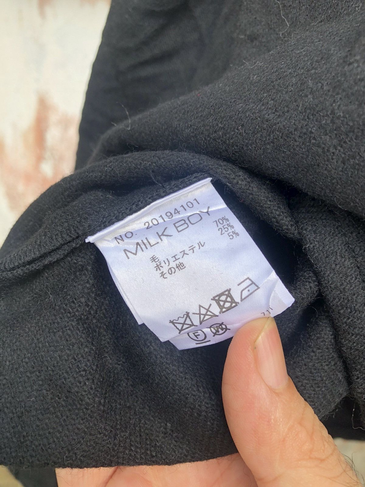 Japanese Brand × Seditionaries MILK BOY SATANIC LOGO BAD OMEN ROOM 666 WOOL PONCHOS Size US L / EU 52-54 / 3 - 9 Thumbnail