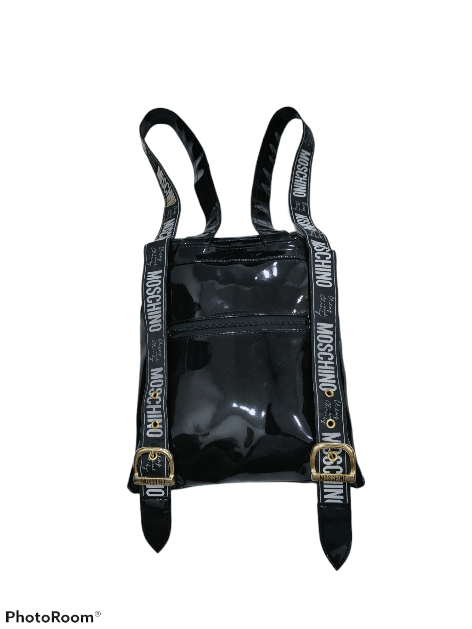 Moschino × Vintage MOSCHINO STRAP LEATHER BAGPACK VINTAGE Size ONE SIZE - 3 Thumbnail