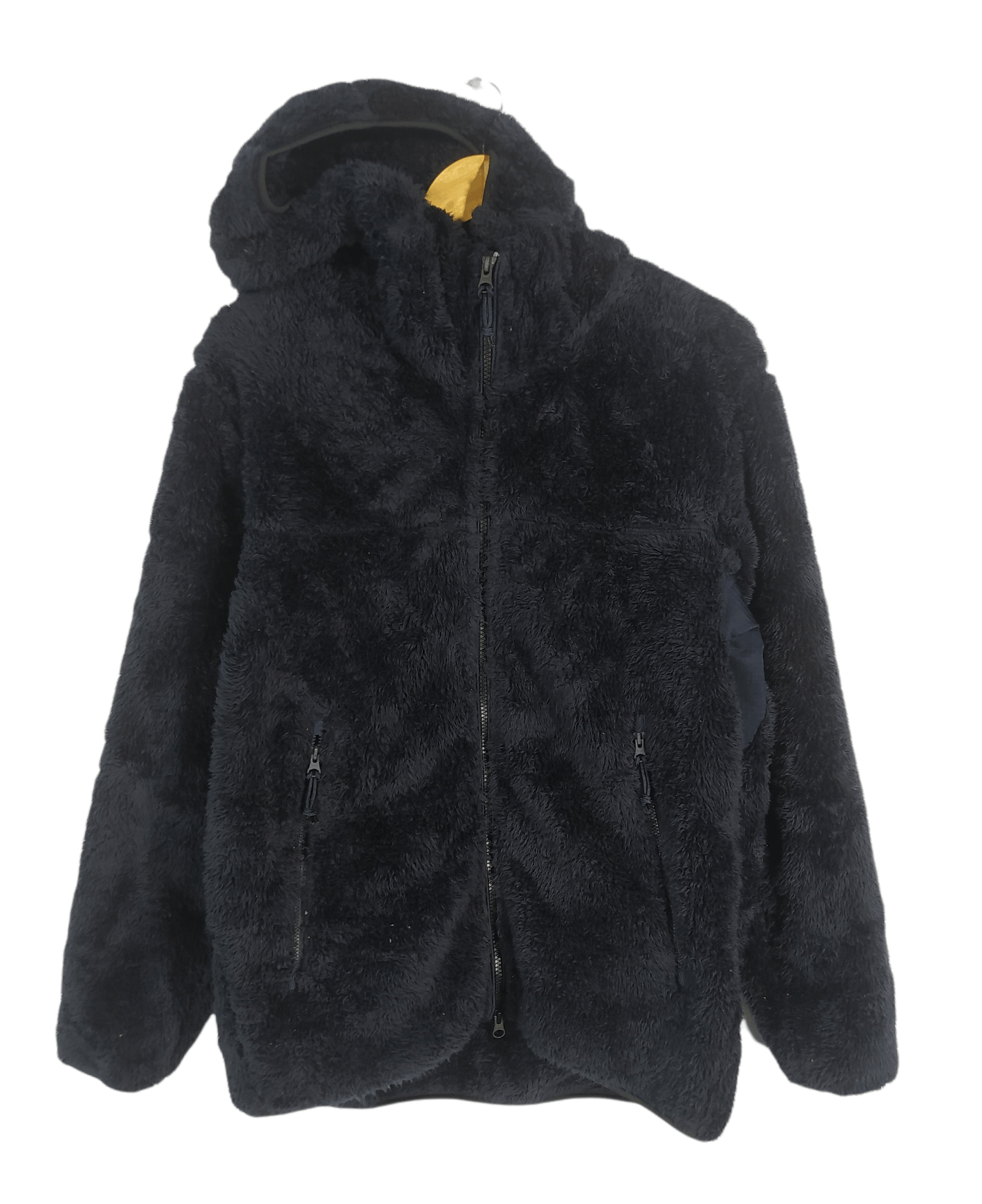 Japanese Brand × Uniqlo × Vintage Vintage uniqlo furry dark blue Pile fleece Size US L / EU 52-54 / 3 - 1 Thumbnail