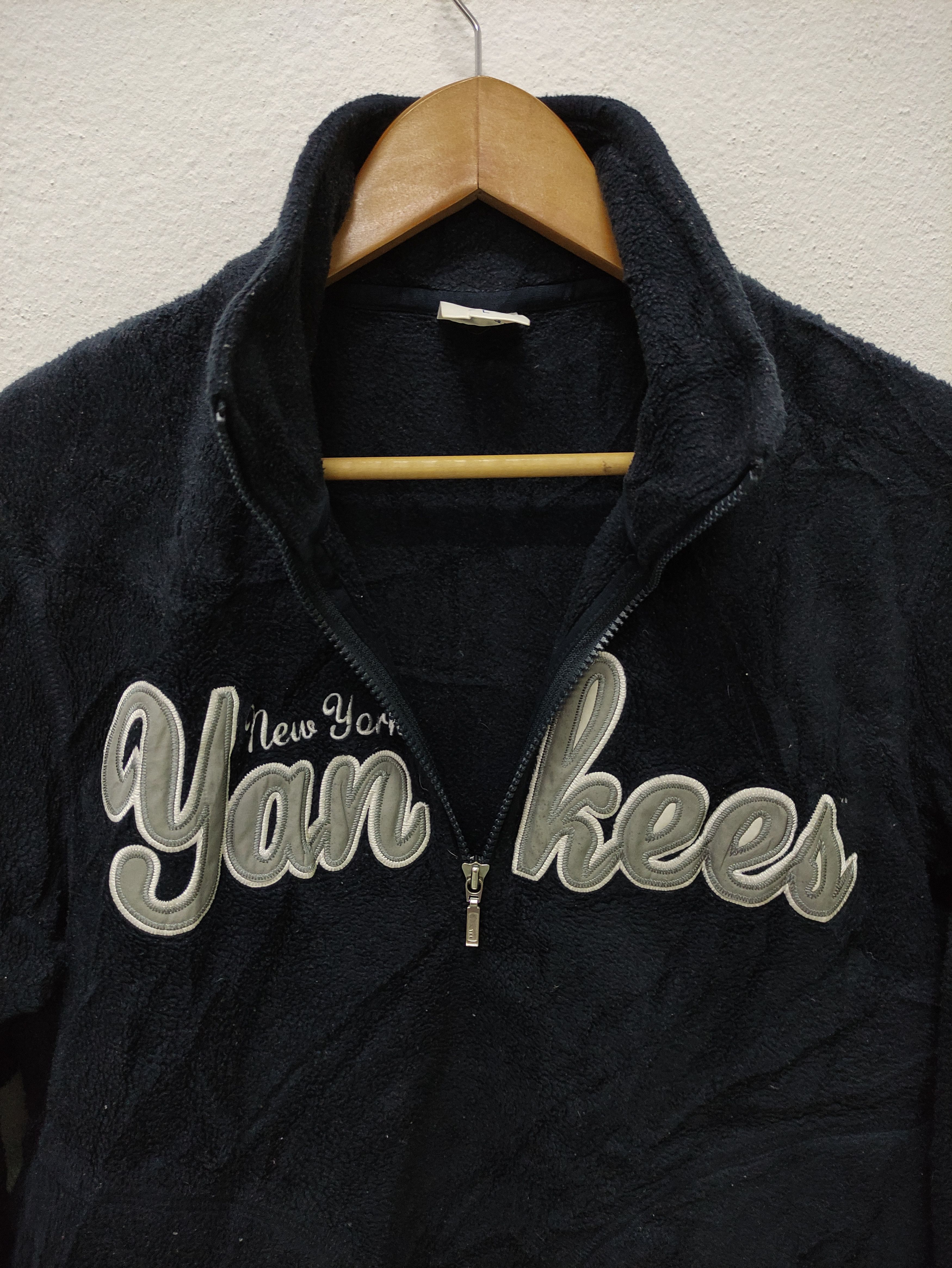 MLB MLB New York Yankees Quarter Zip up Fleece Sweater Size US L / EU 52-54 / 3 - 4 Thumbnail