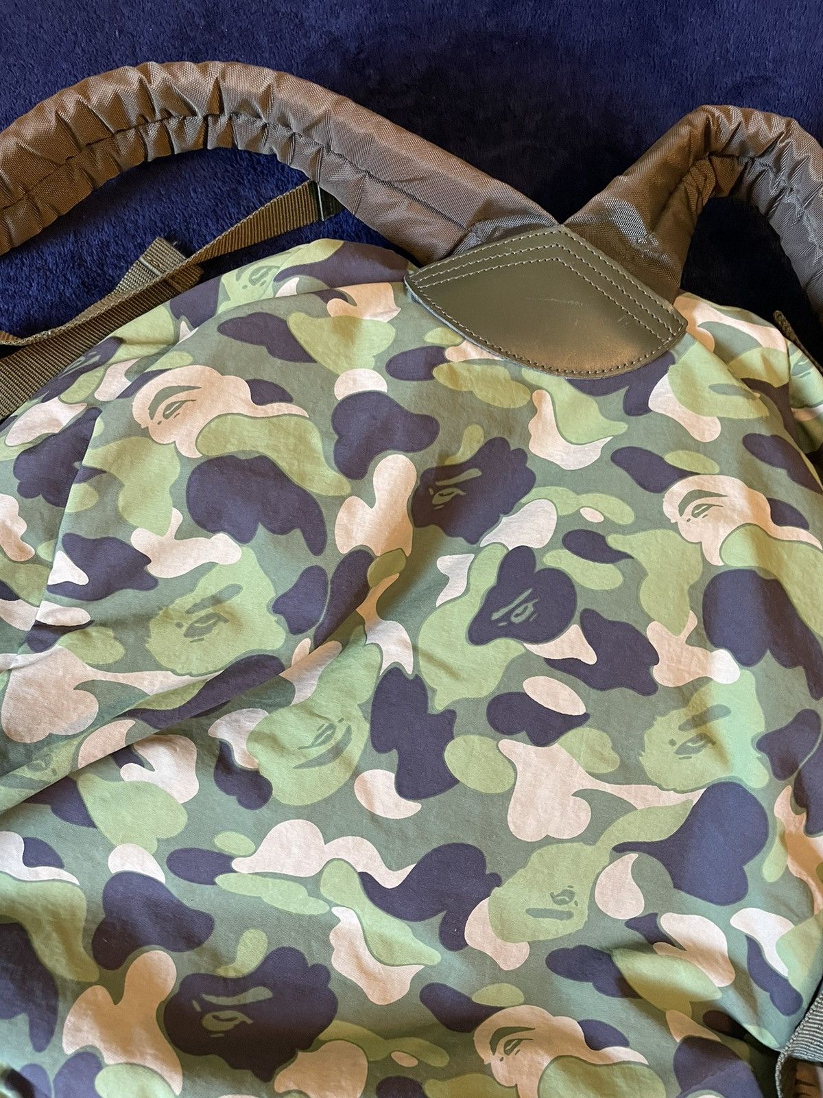 Bape Bape ABC Green Camo Backpack Size ONE SIZE - 6 Thumbnail
